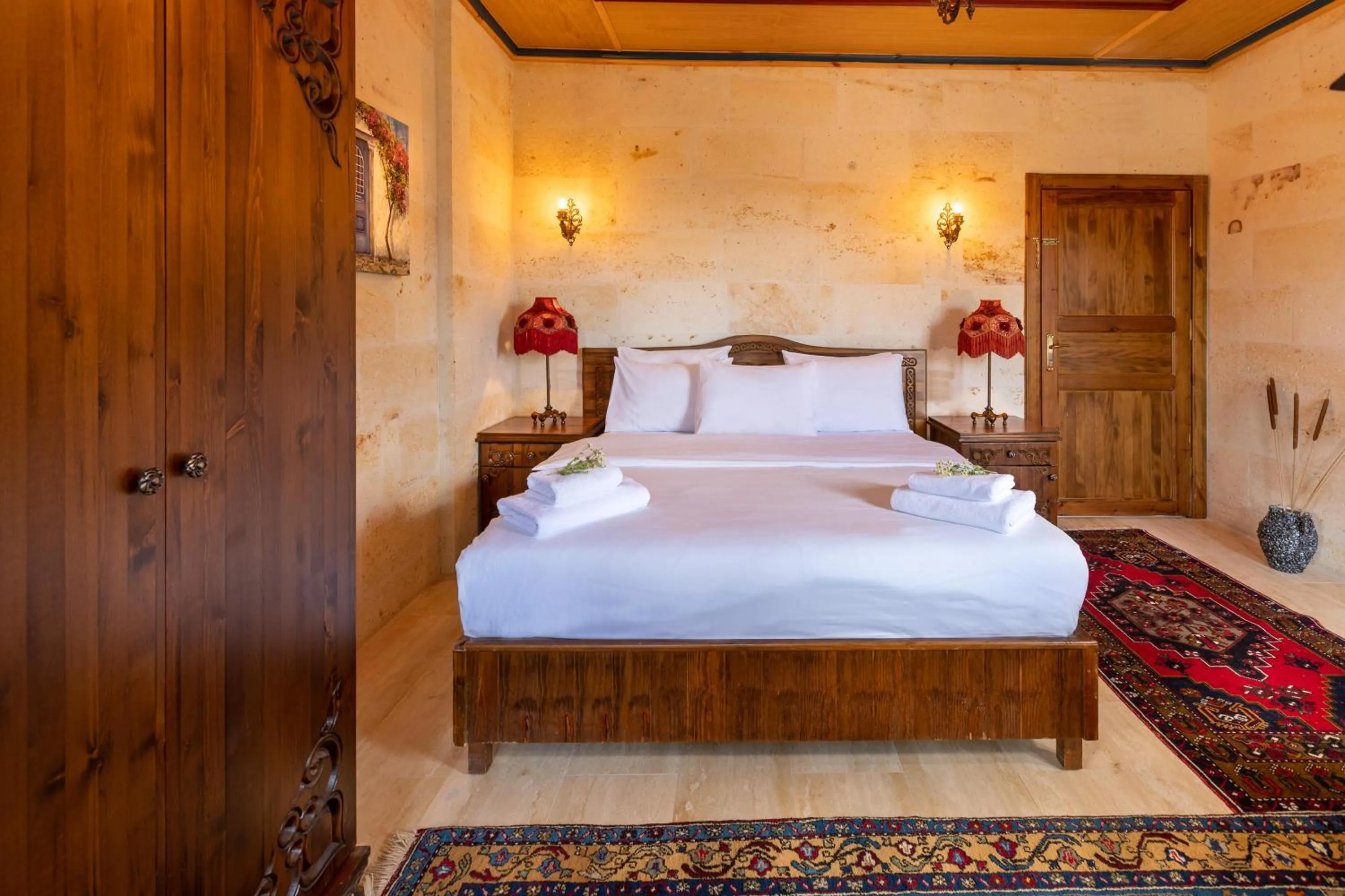 Bed in Esens Stone House