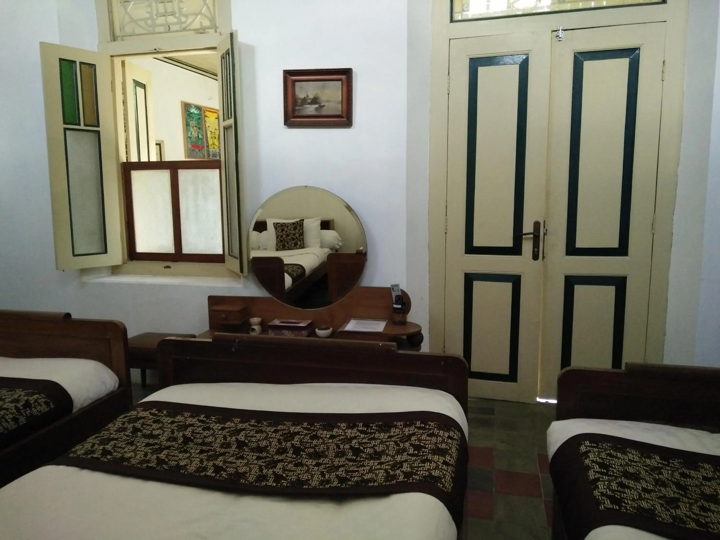 Bedroom, Bed in nDalem Natan Royal Heritage