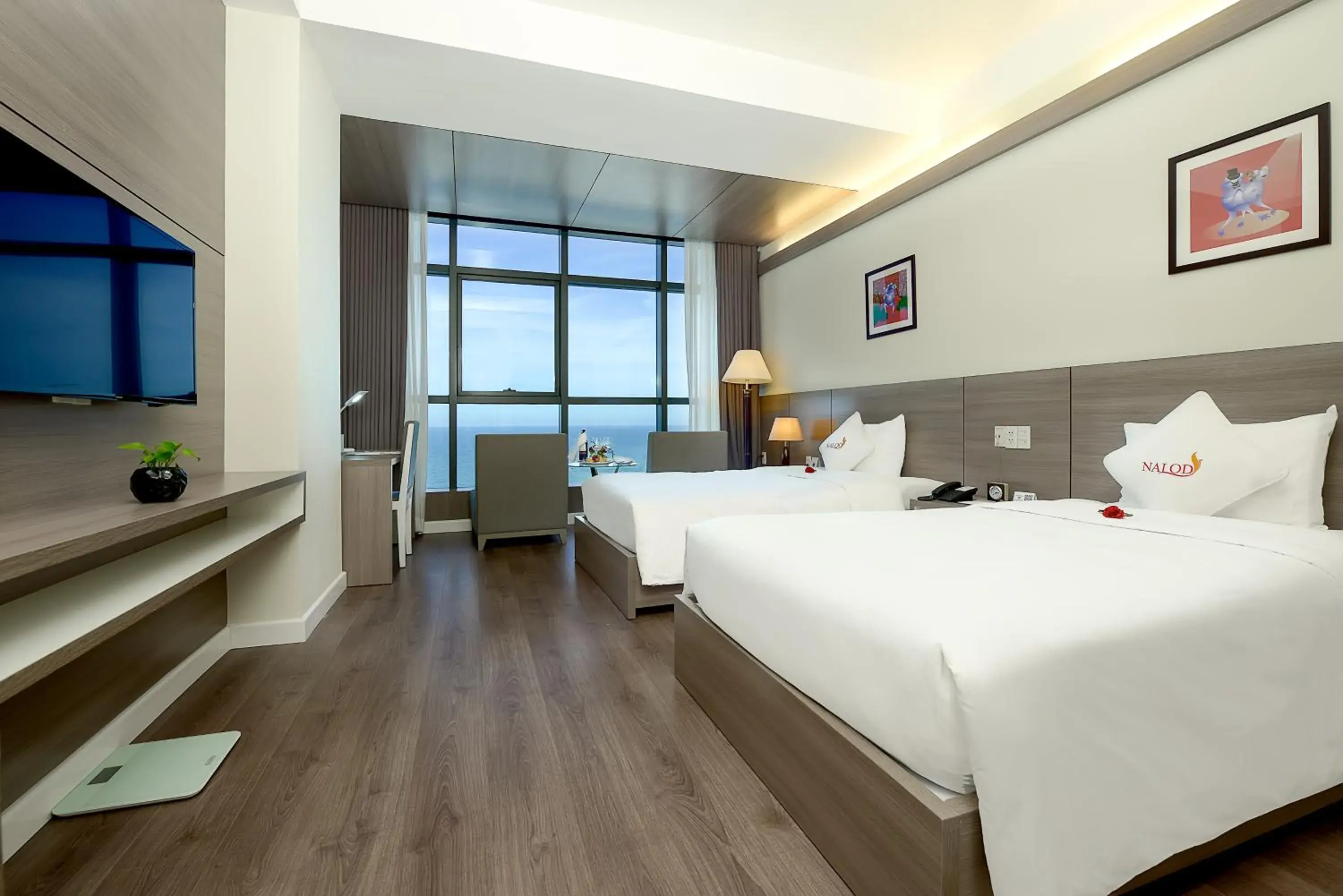 Deluxe Twin Room with Sea View in The Nalod Da Nang Deluxe Twin Room with Sea View in The Nalod Da Nang