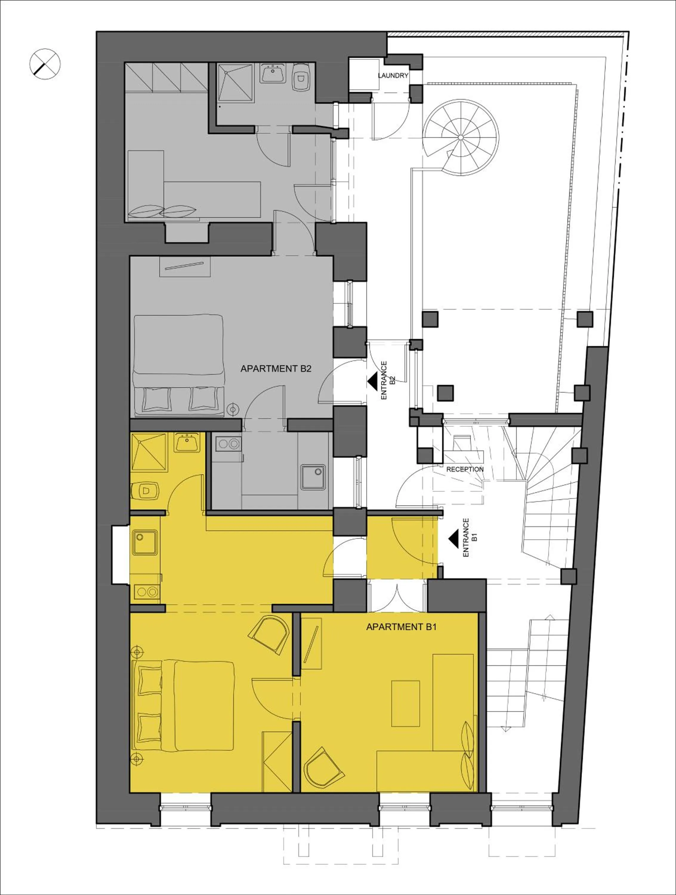 Floor plan in Athens Residence Apartments