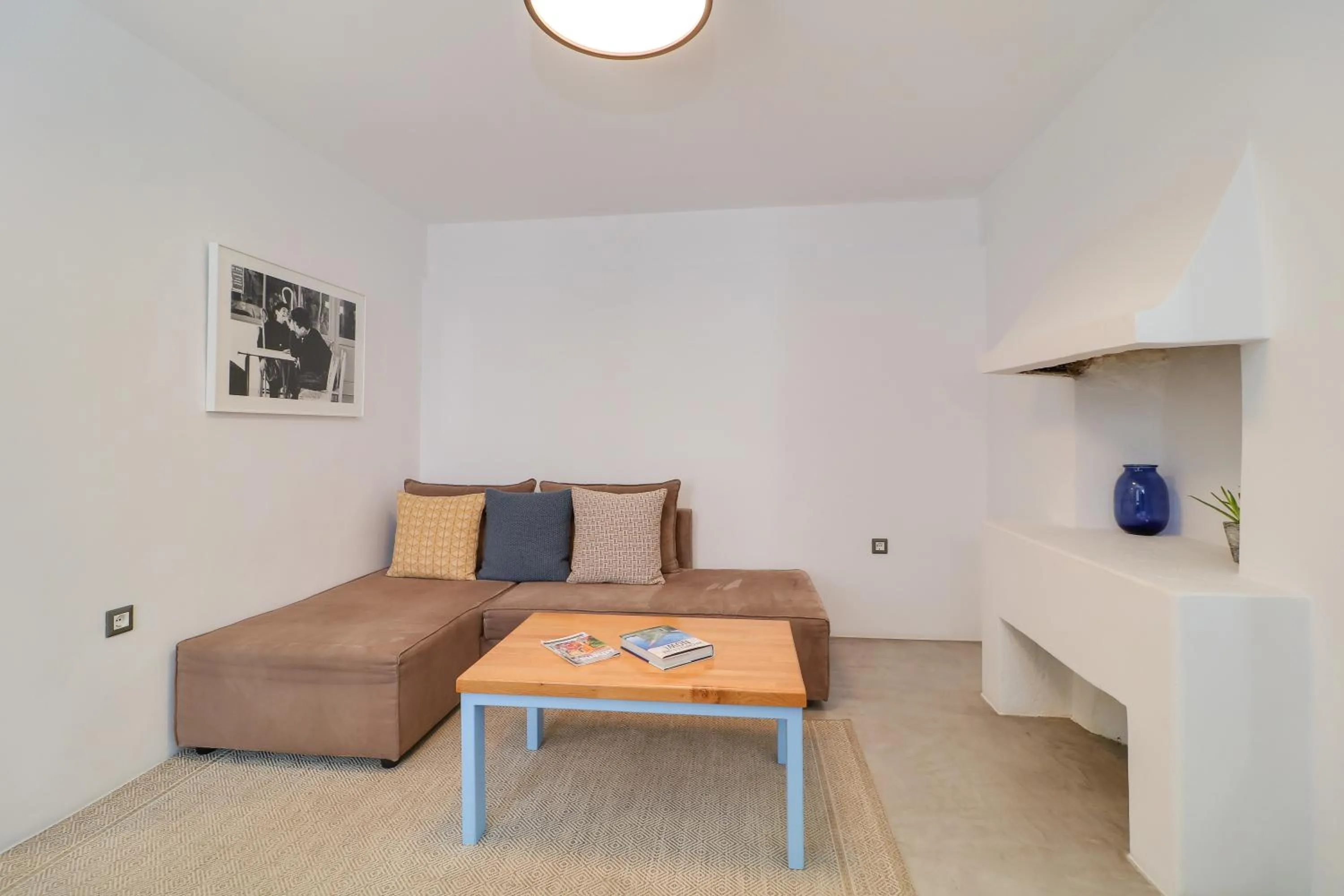 Living room in Athens Residence Apartments