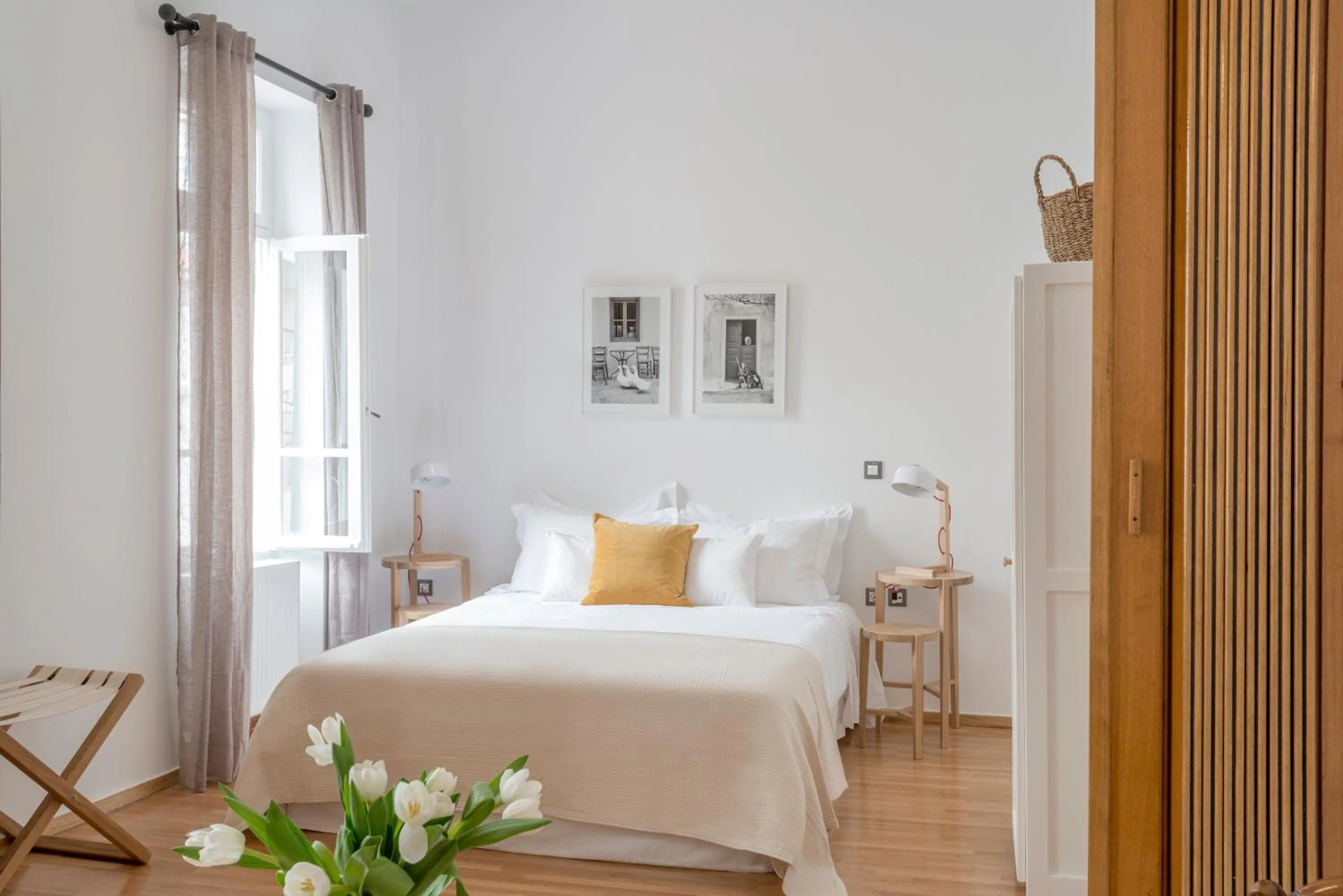 Bedroom, Bed in Athens Residence Apartments