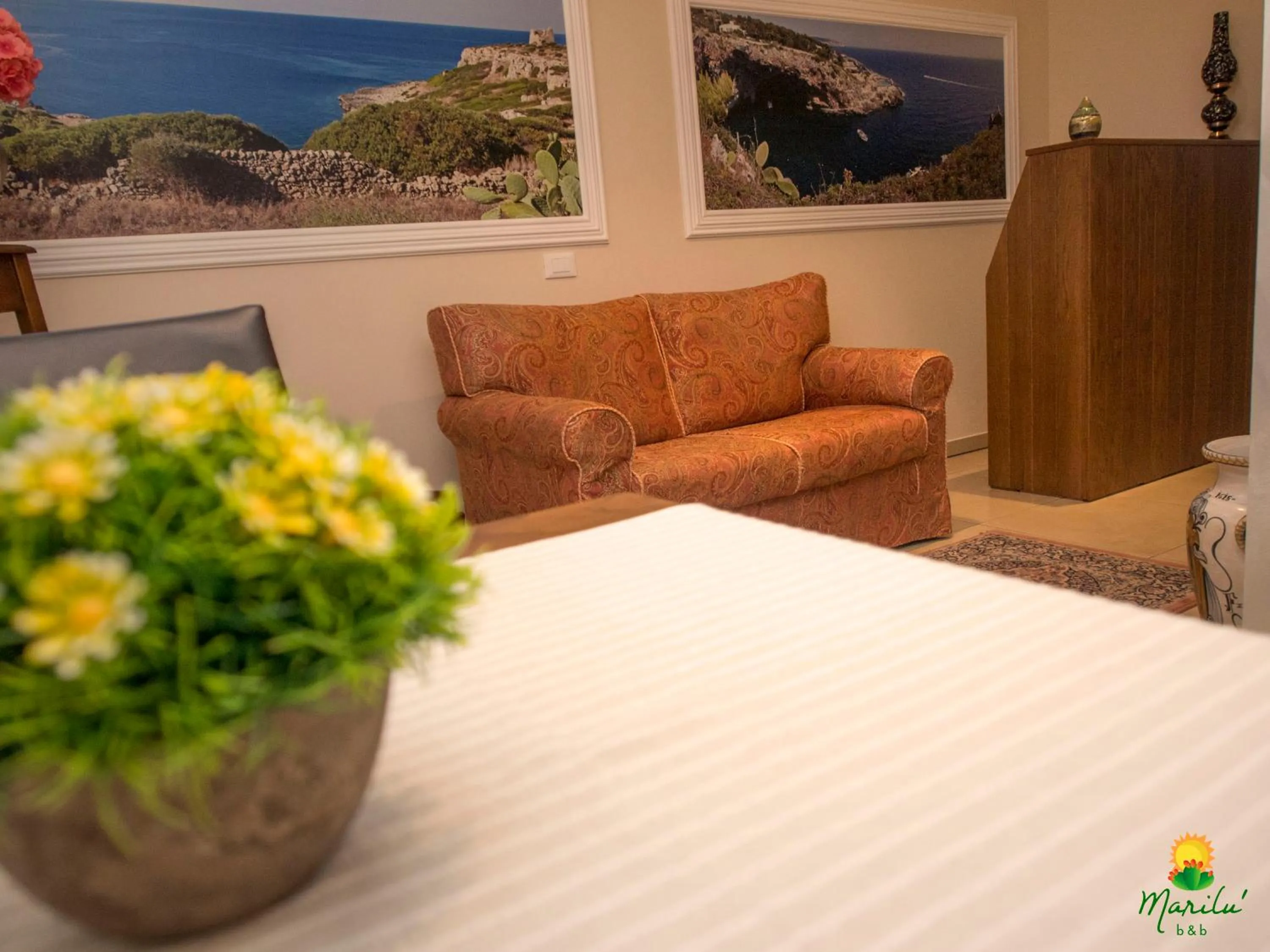 Lobby or reception, Bed in Marilù B&B