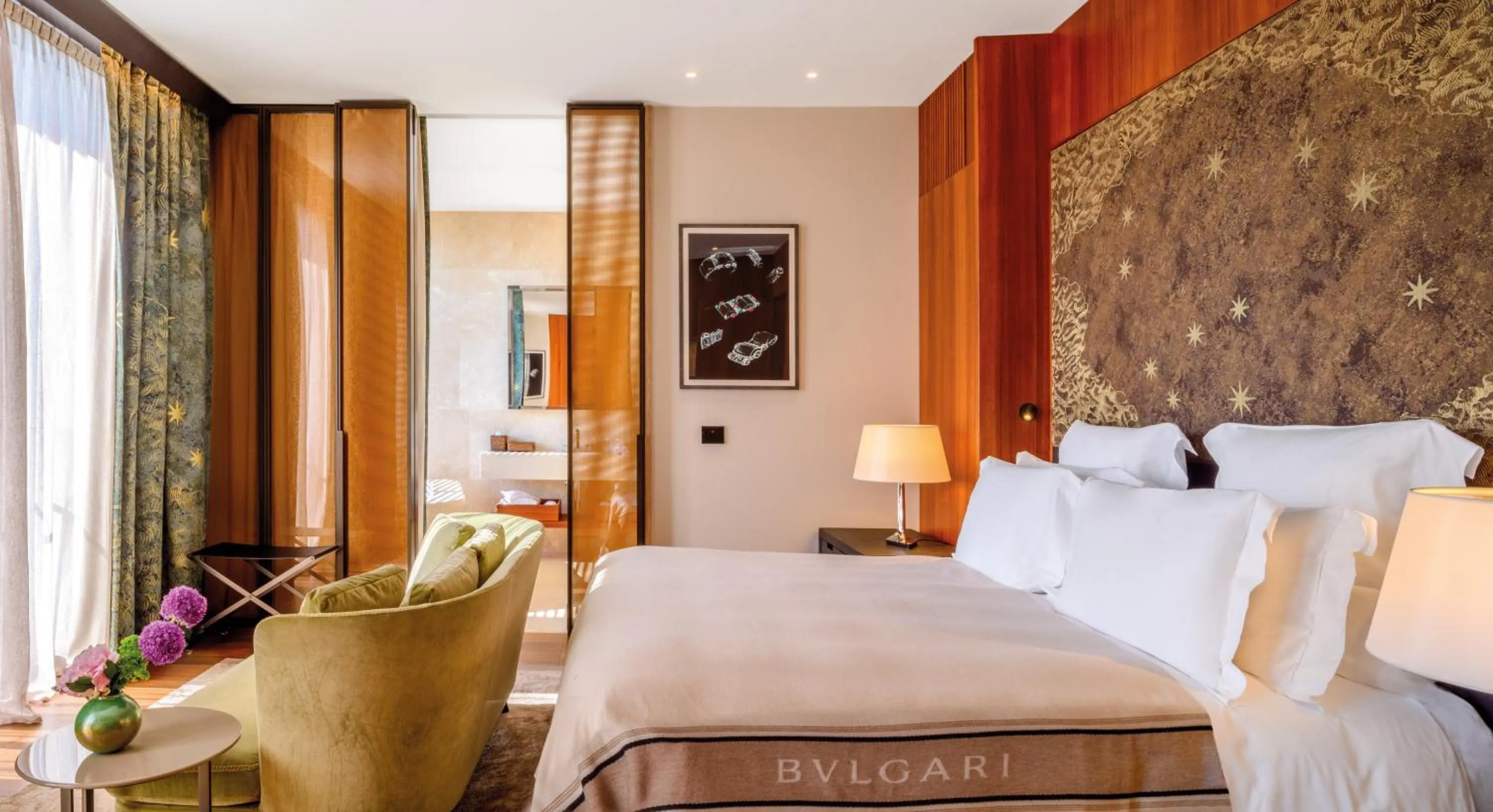 Bedroom, Bed in Bvlgari Hotel Milano