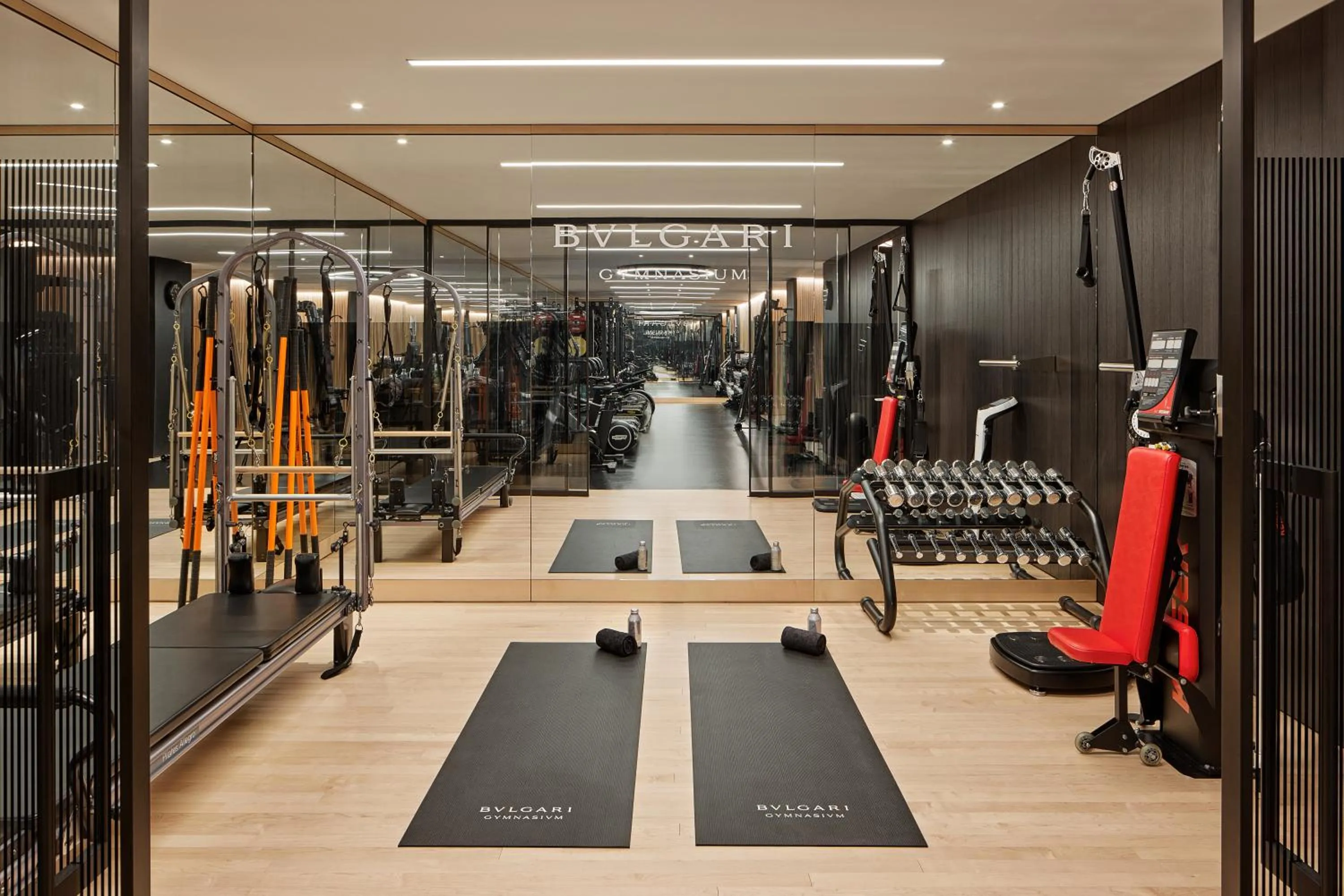 Fitness centre/facilities in Bvlgari Hotel Milano