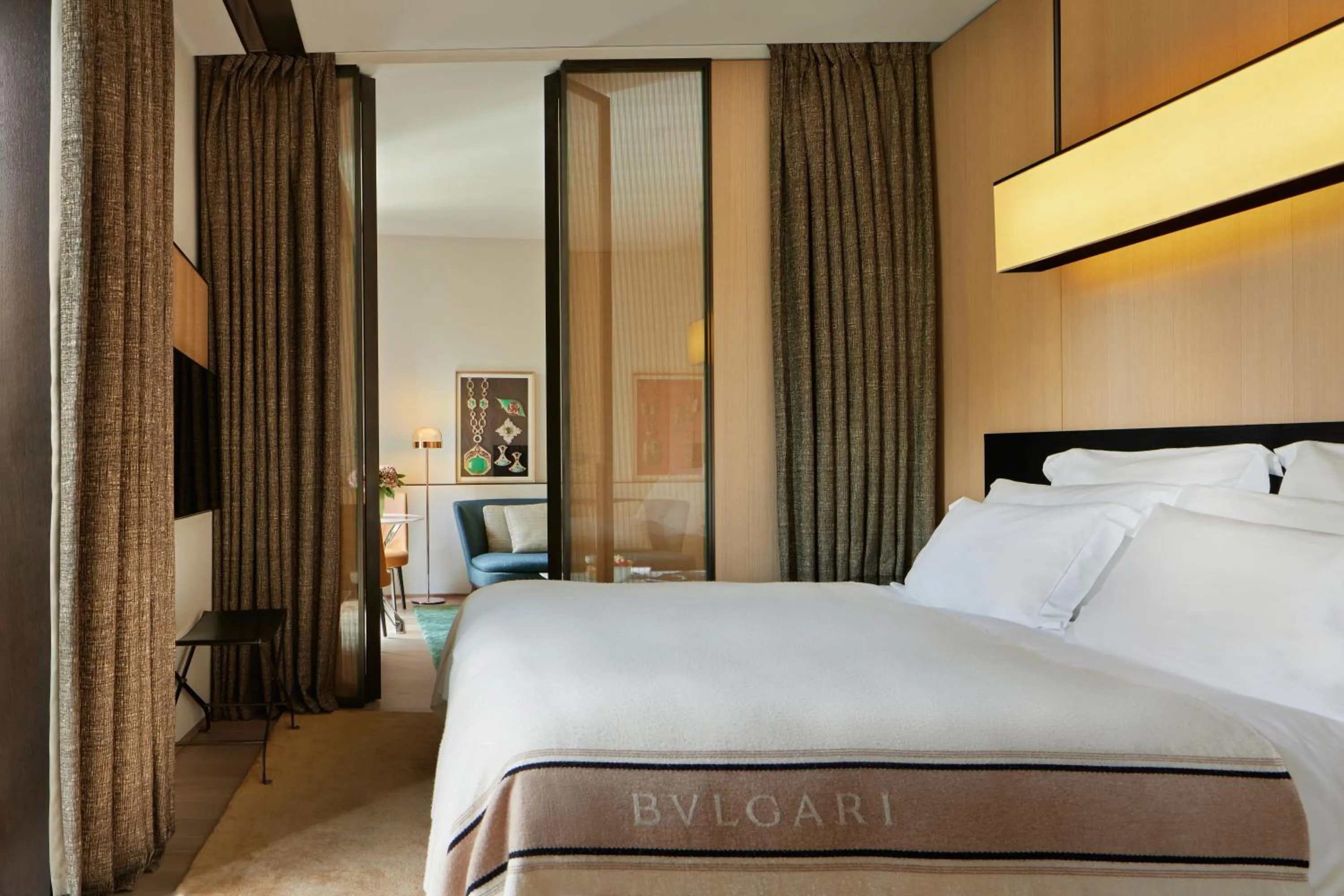 Bedroom, Bed in Bvlgari Hotel Milano