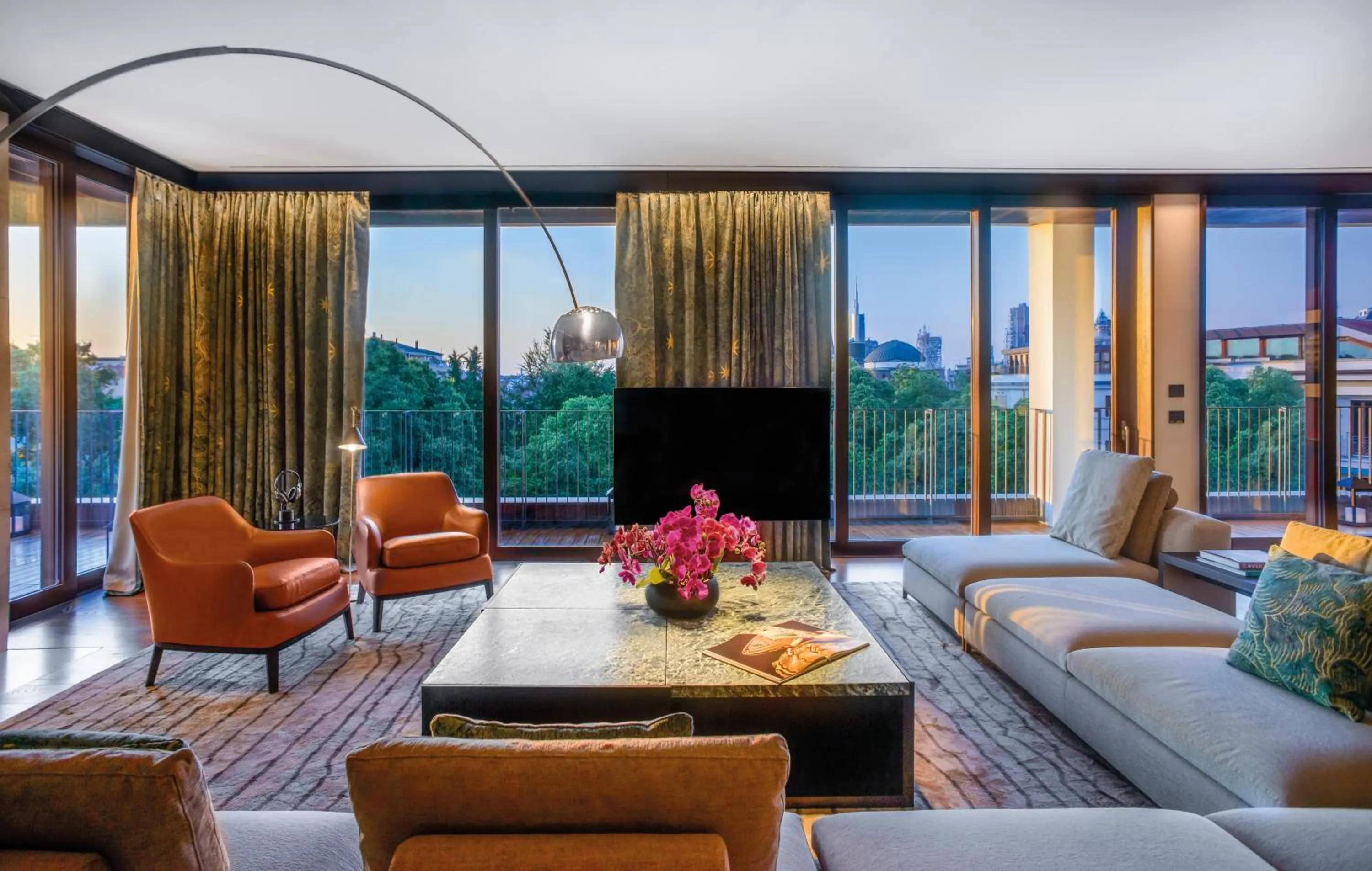 Living room in Bvlgari Hotel Milano