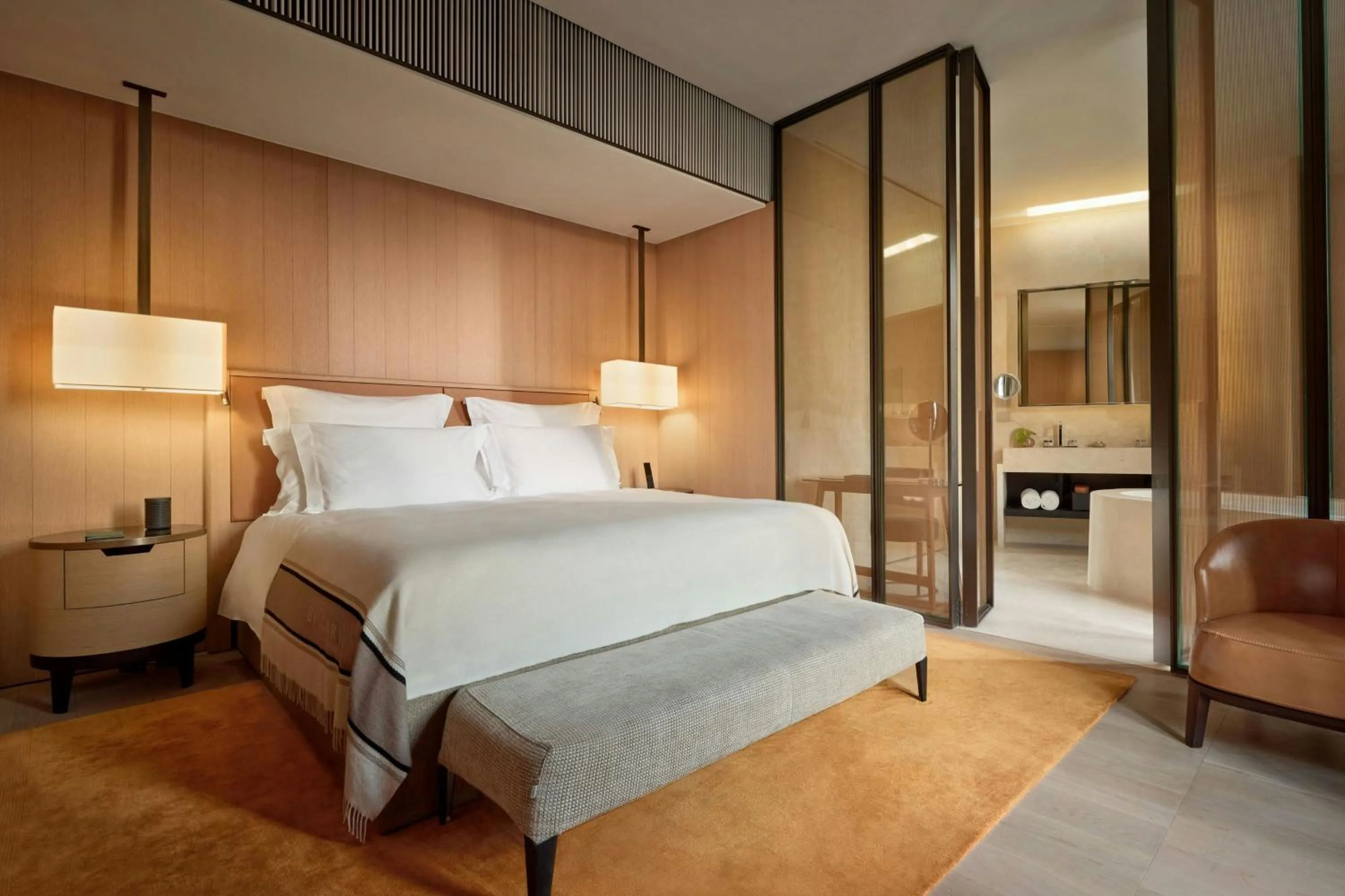 Bedroom, Bed in Bvlgari Hotel Milano