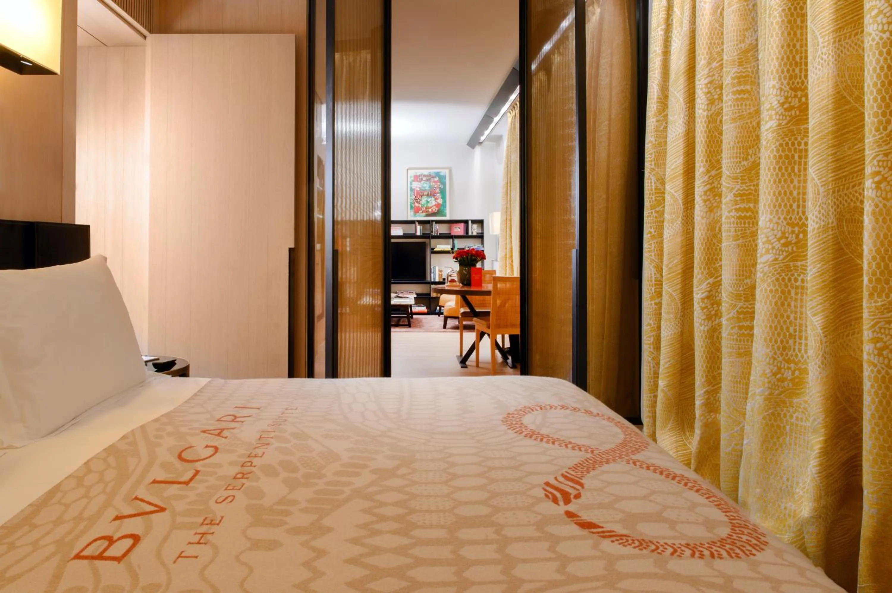 Bedroom, Bed in Bvlgari Hotel Milano