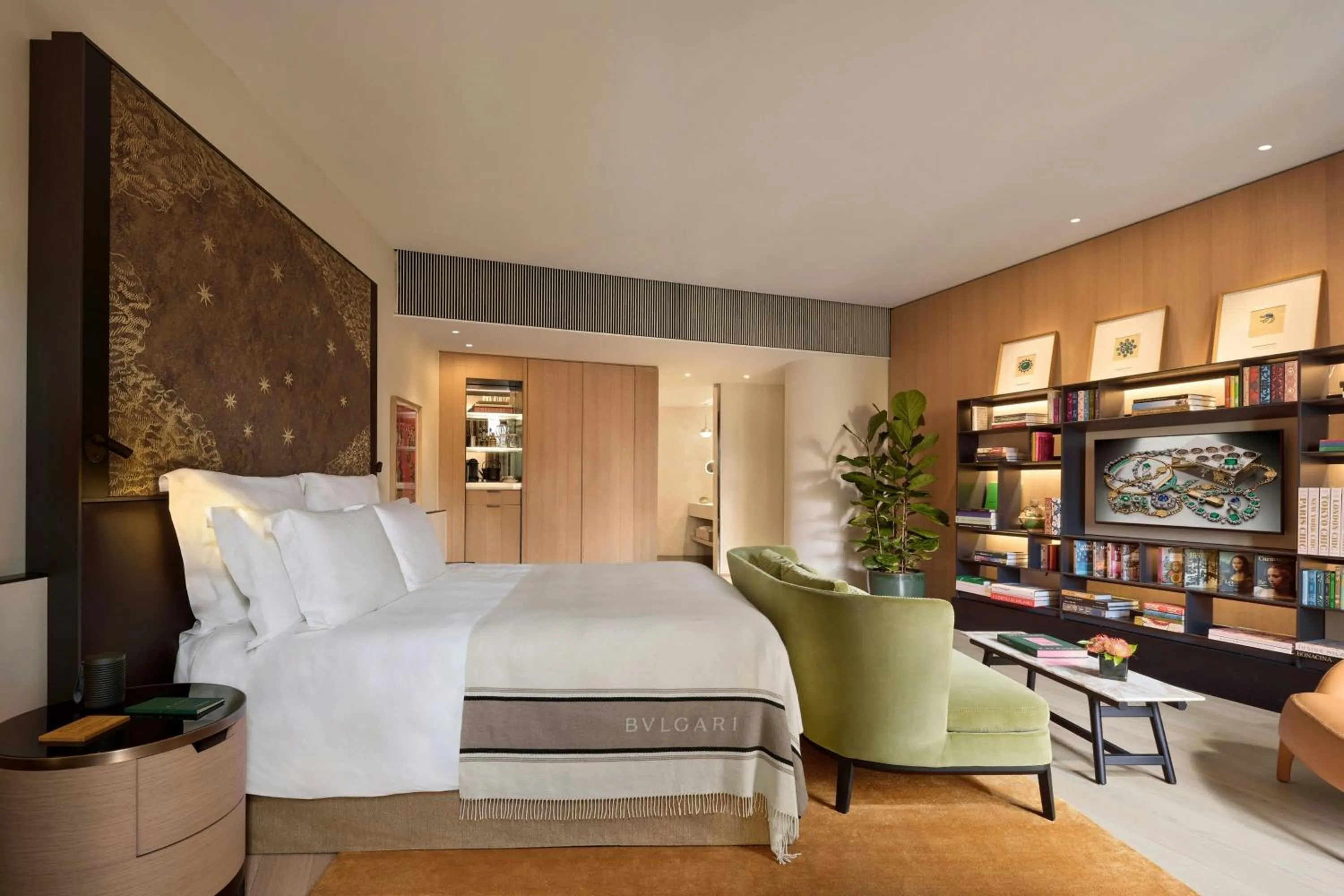 Photo of the whole room in Bvlgari Hotel Milano