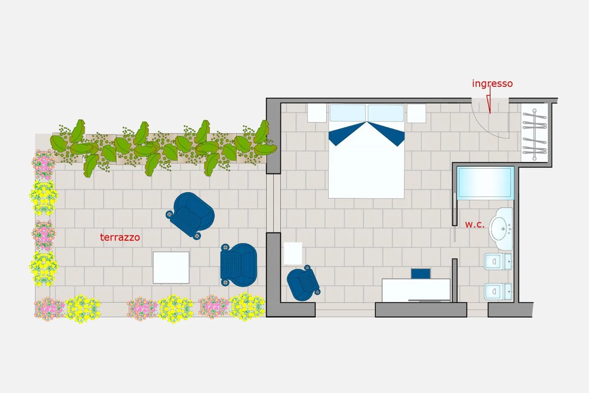 Floor plan in Santa Maria Vecchia Relais