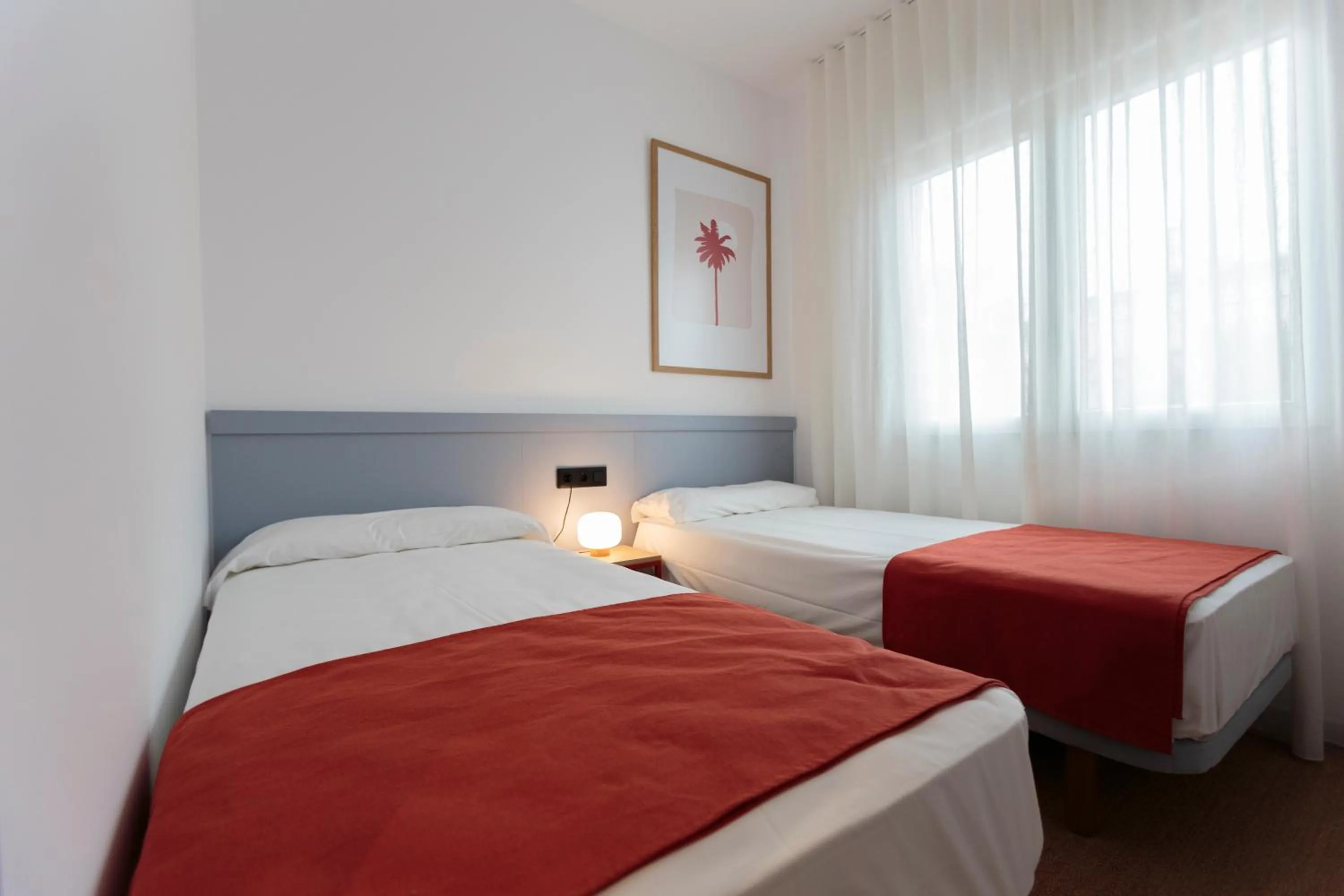 Decorative detail, Bed in Hotel Miramar Valencia