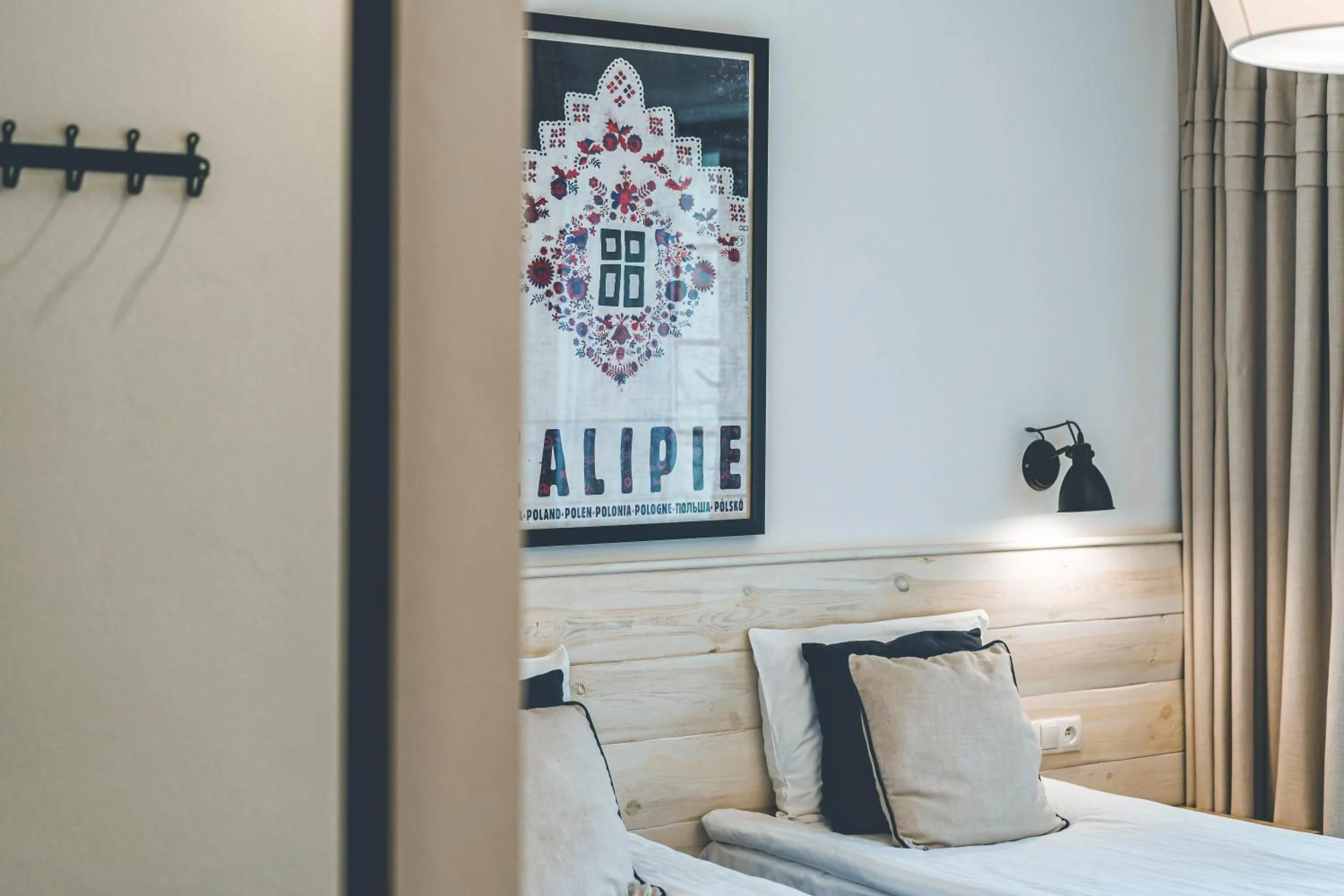 Decorative detail, Bed in Łubinowe Wzgórze Dom II