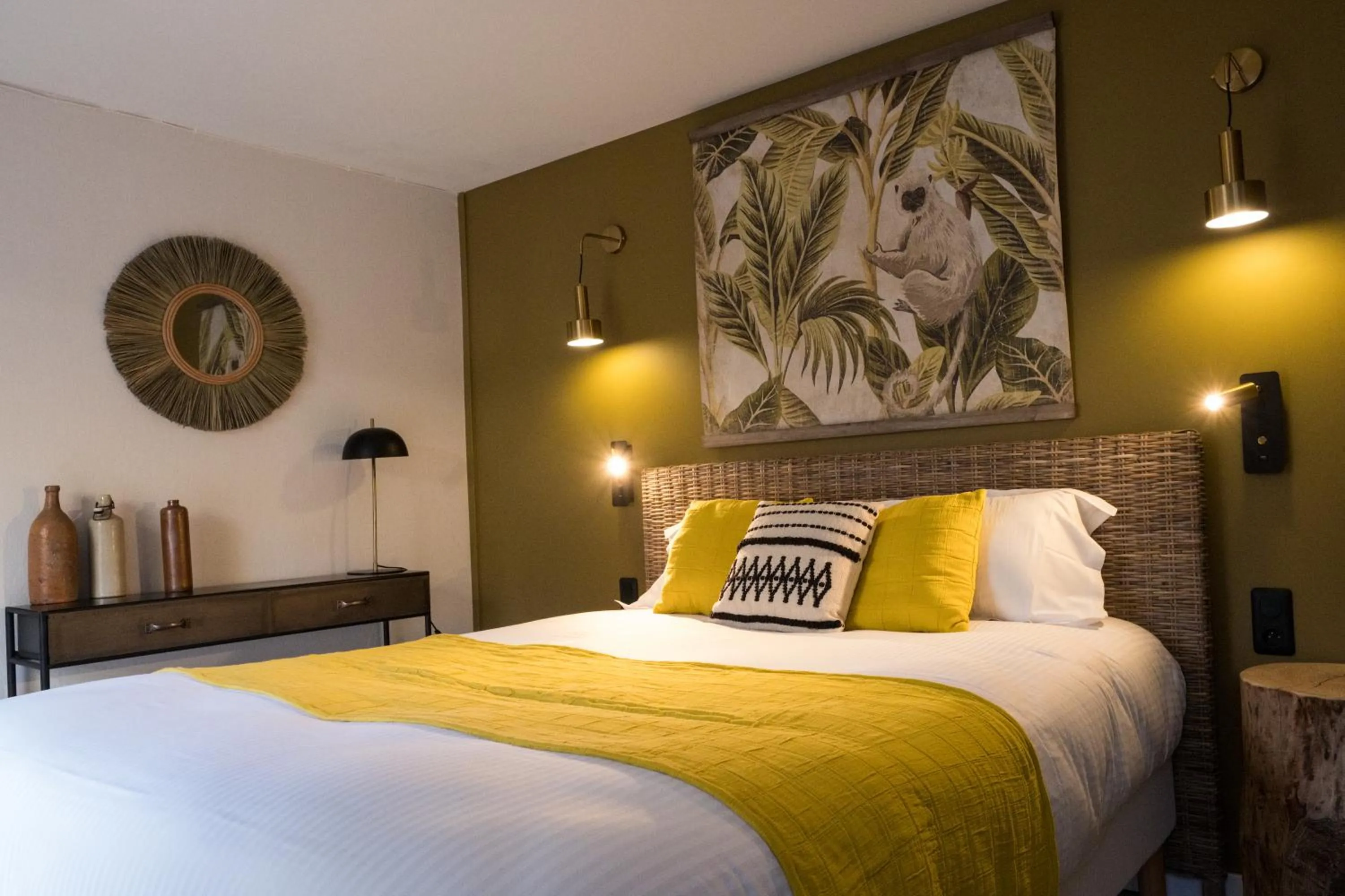 Bed in Hôtel Le Patio - Deauville