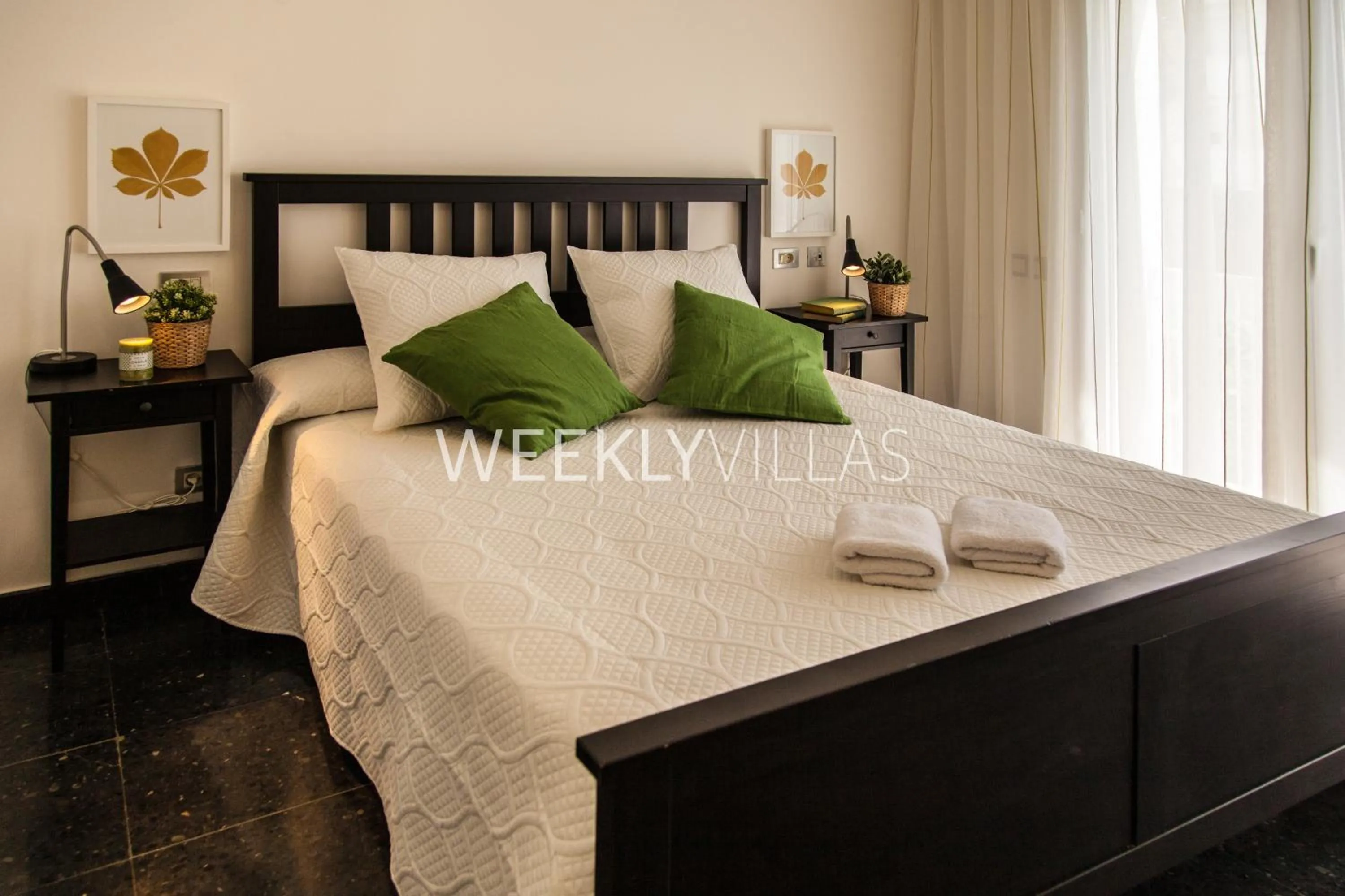 Bedroom, Bed in Villa Sitges Tupinetti Beach at 1 min walk Amaizing Garden and View Center Sitges 5 minutes walk NO NEED CAR