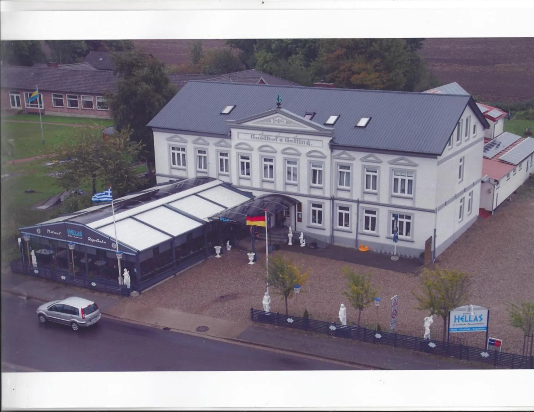 Bird's eye view in Hotel Restaurant Hellas