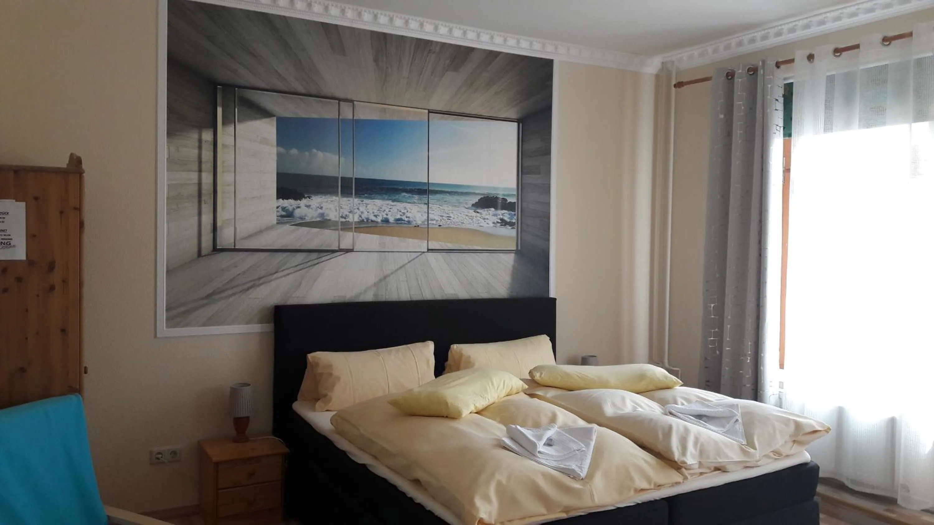 Bed in Hotel Restaurant Hellas