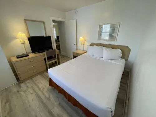 Bed in Rio Motel and Suites Wildwood Beach & Boardwalk