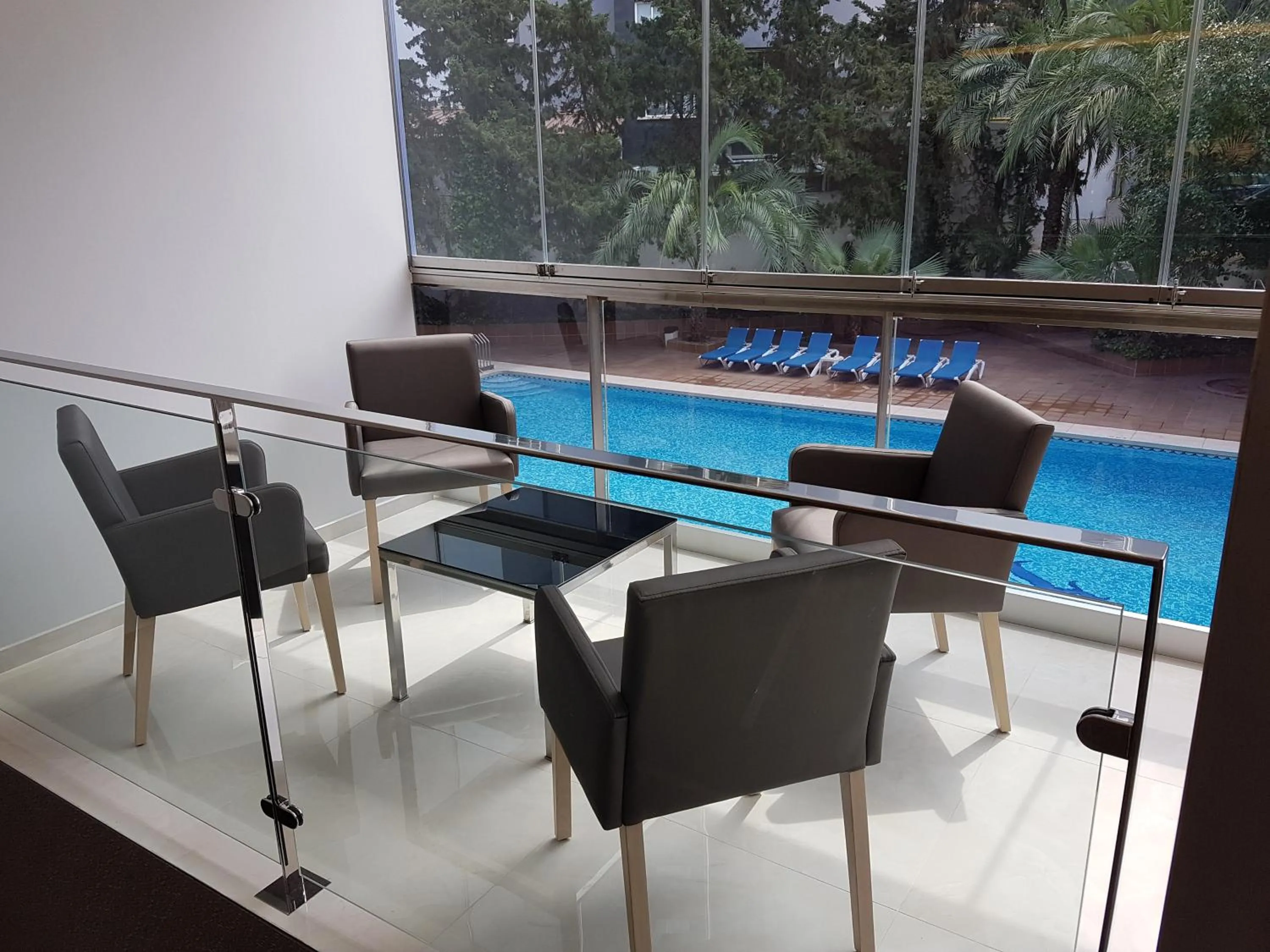 Lobby or reception in Hotel Perla