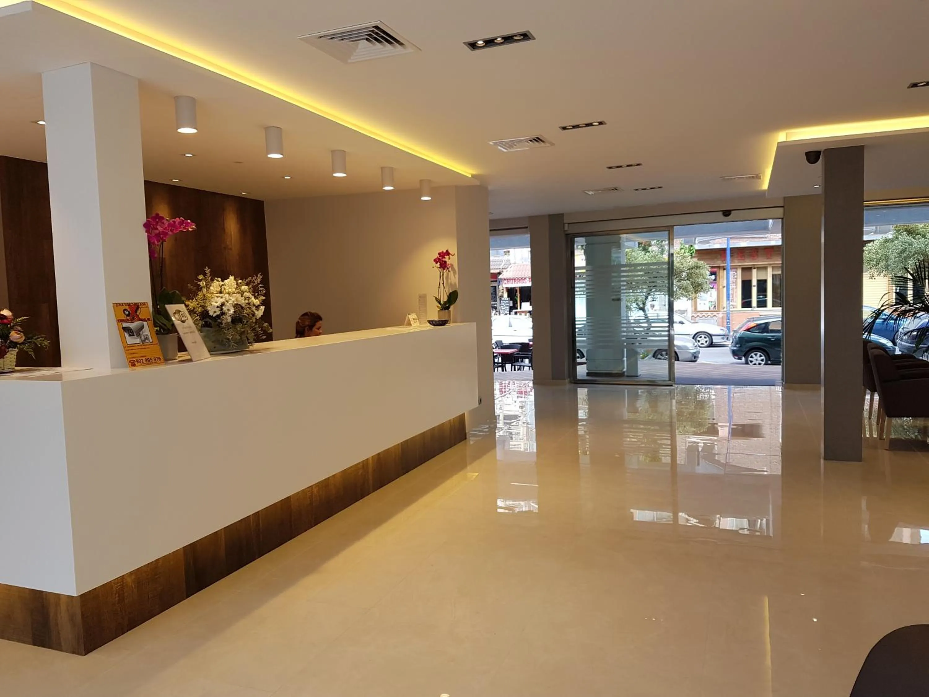 Lobby or reception in Hotel Perla