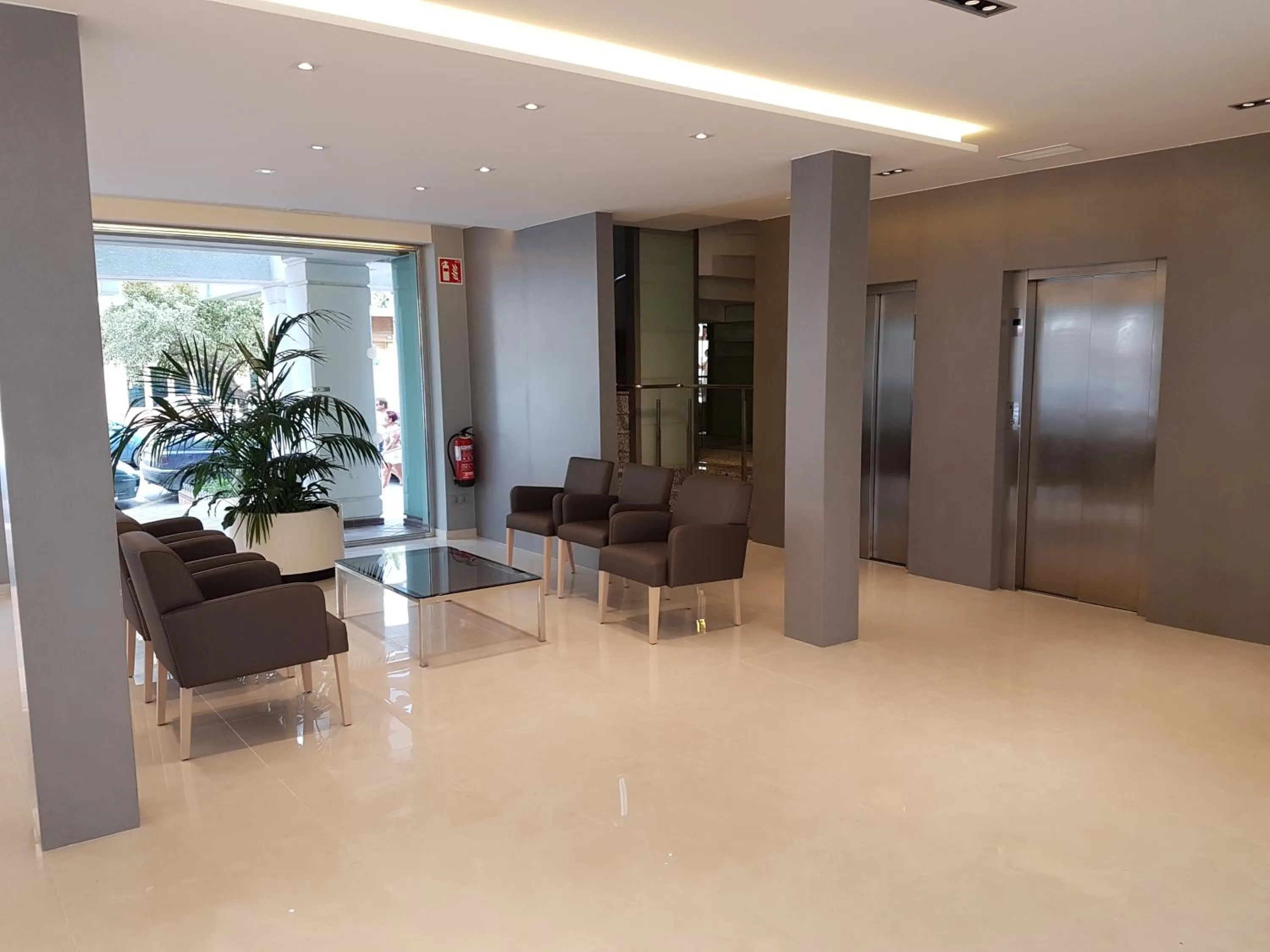 Lobby or reception in Hotel Perla