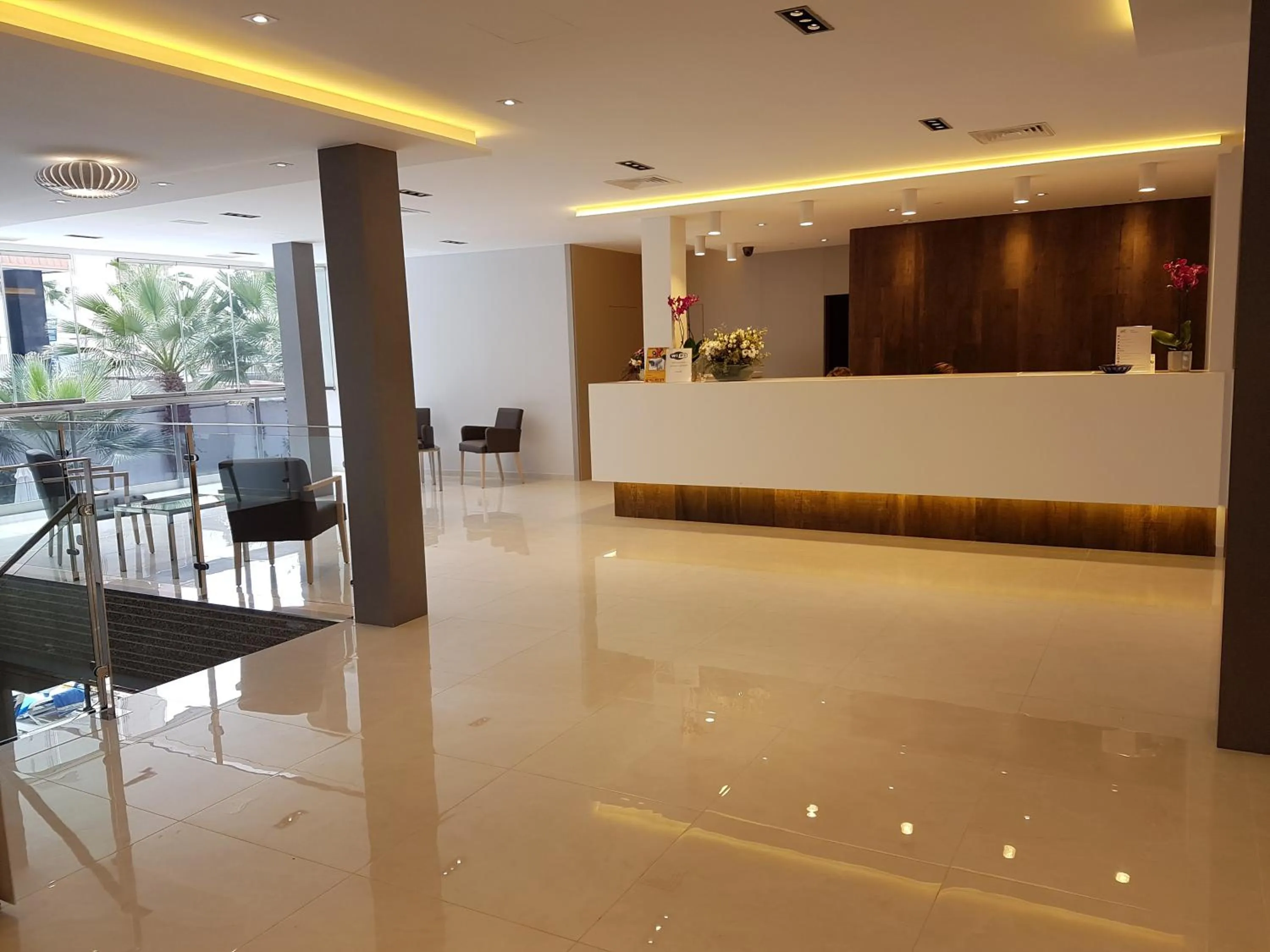 Lobby or reception in Hotel Perla