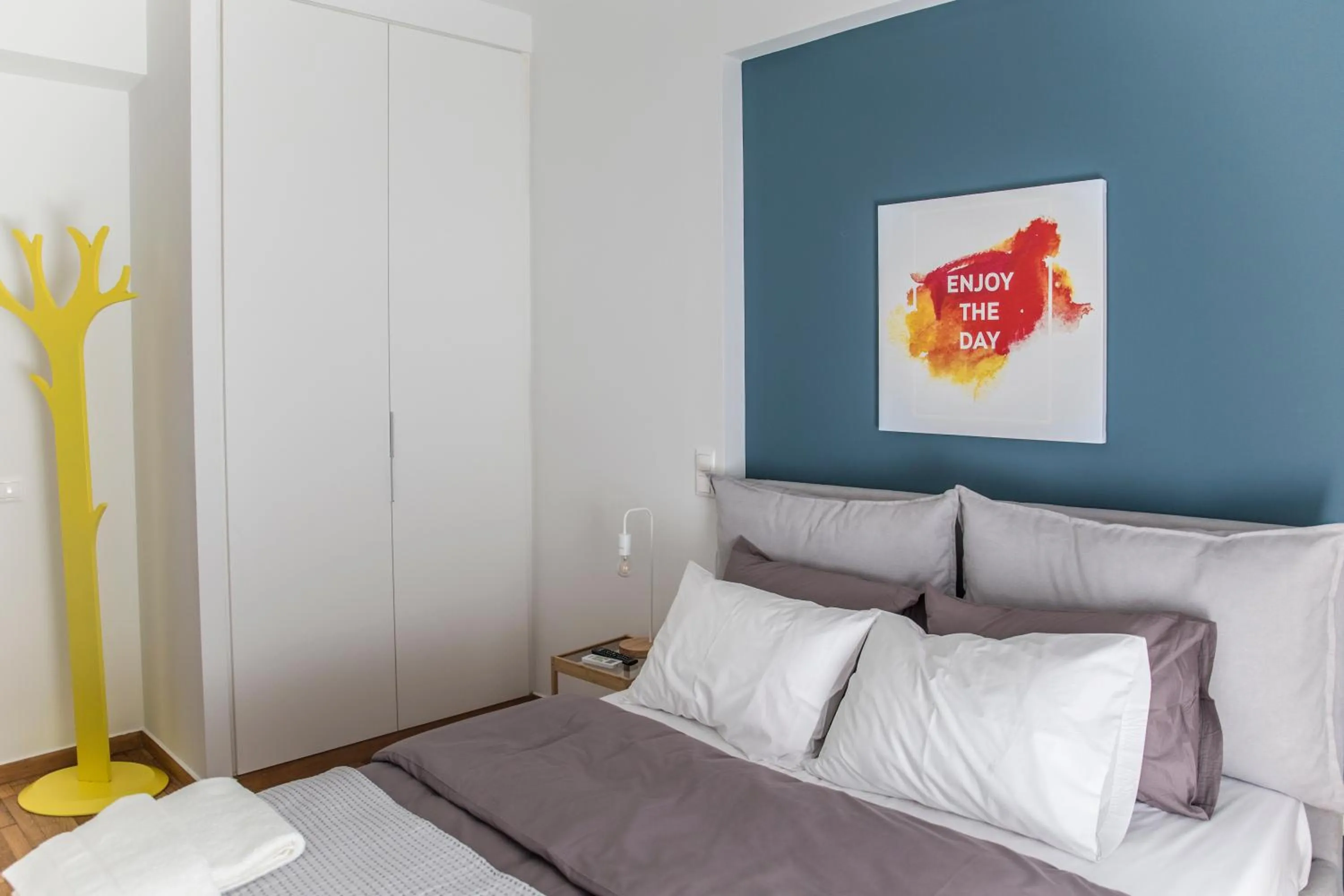 Bedroom, Bed in The Athens Insider