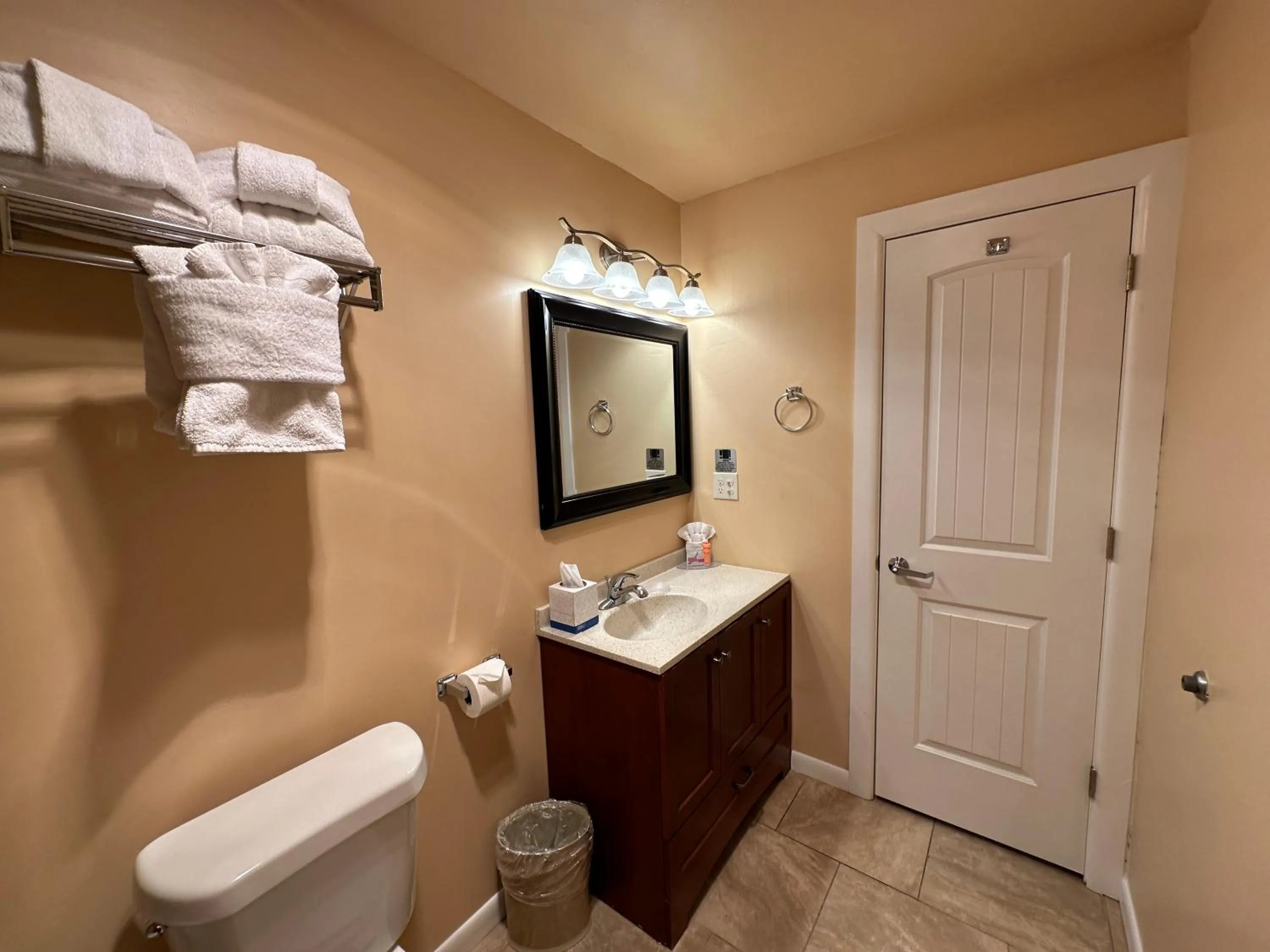 Bathroom in Abram Inn & Suites