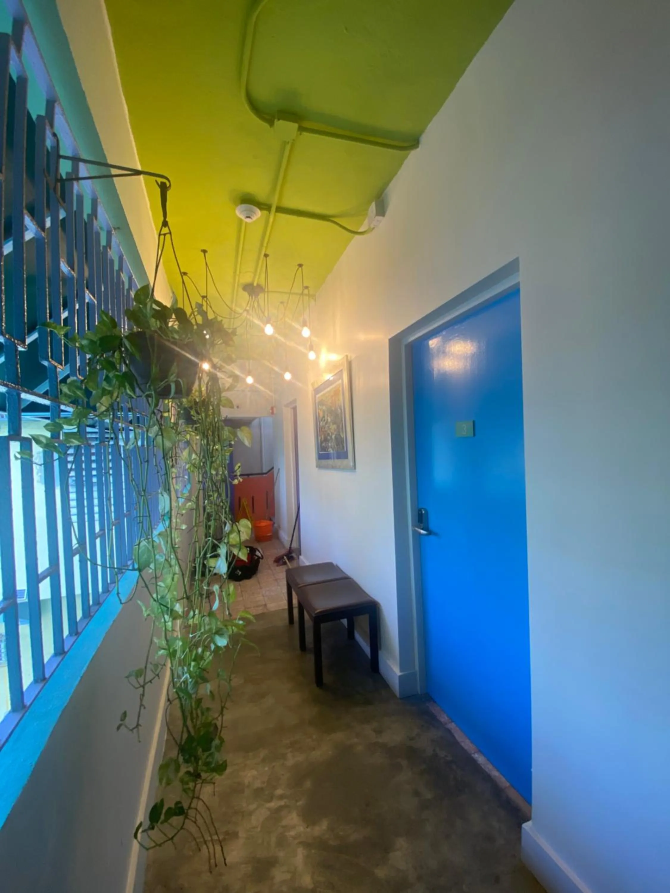 Living room in Conturce Hostel