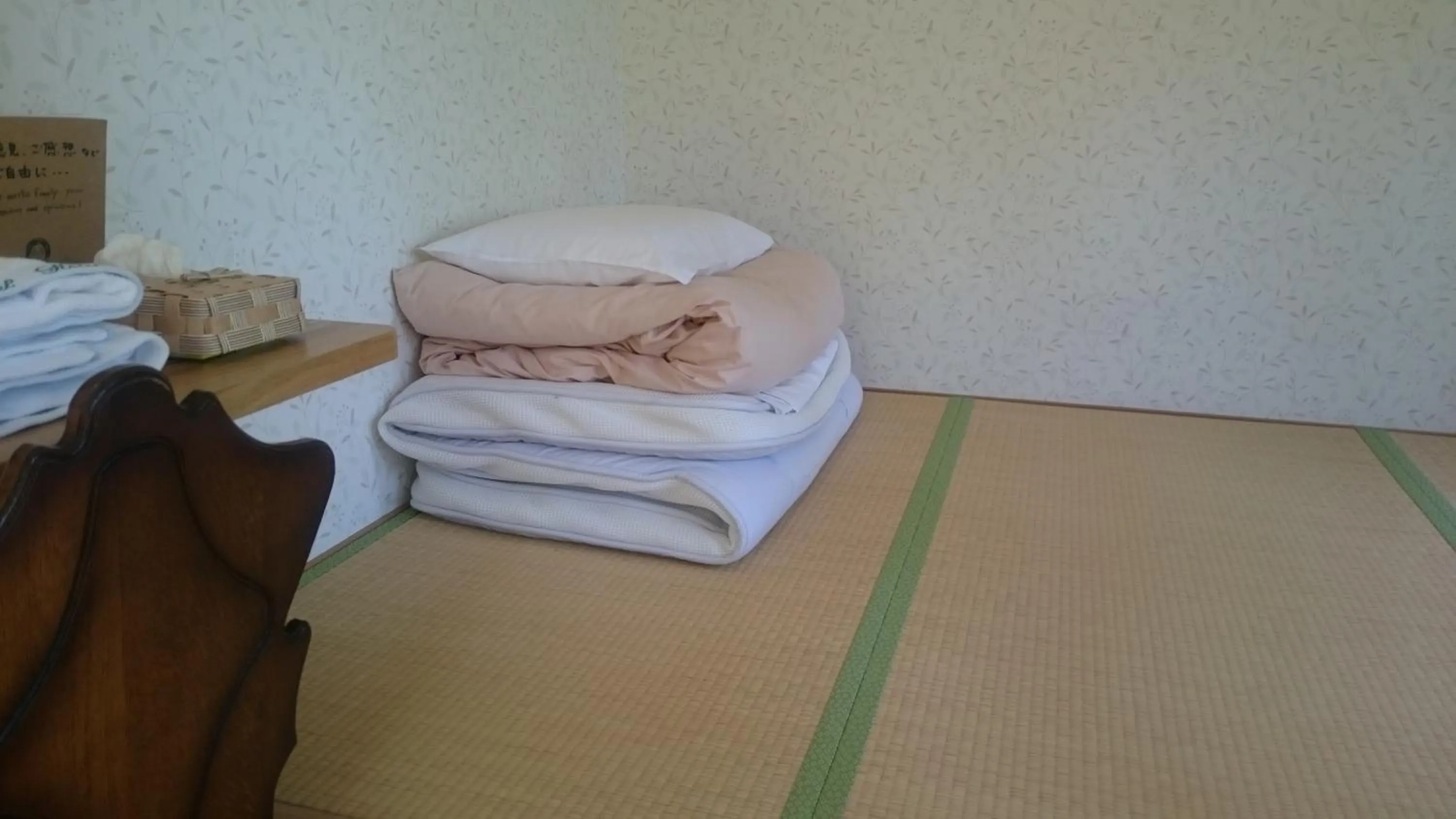 Decorative detail, Bed in Ituka Furano e