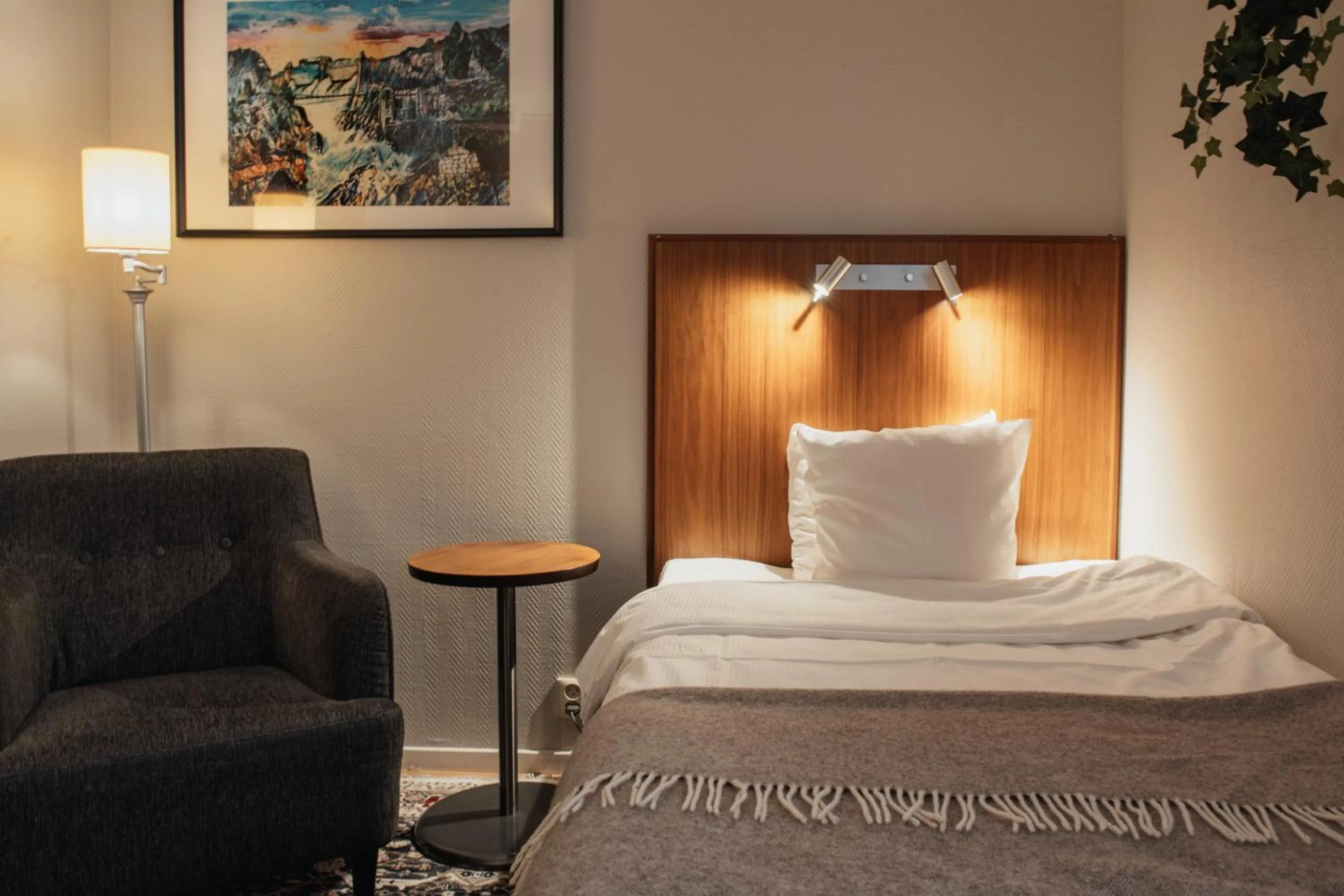 Bed in Home Hotel Kung Oscar