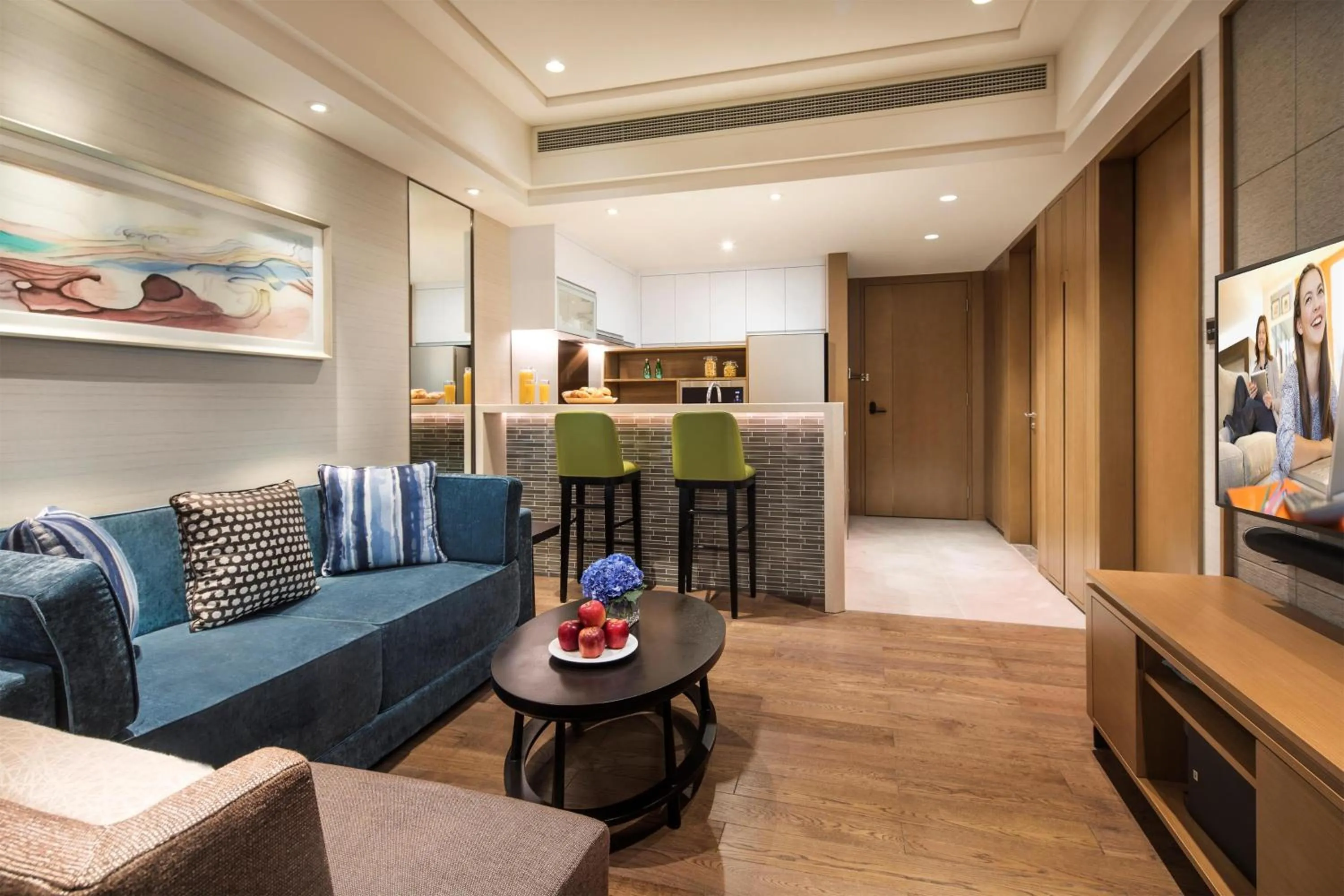 Bedroom in Somerset Swan Lake Hefei