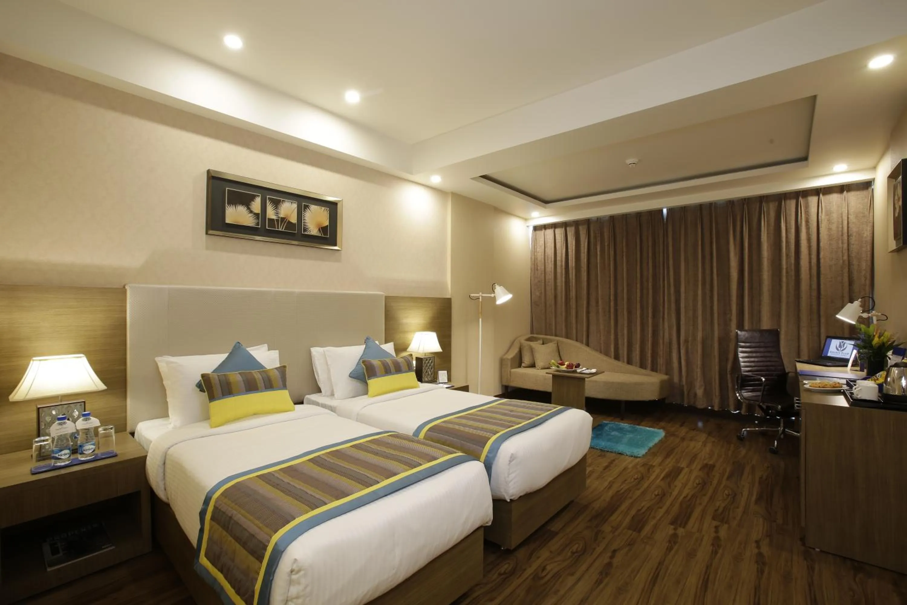 Bed in Golden Suites Gurgaon Inde Hotels
