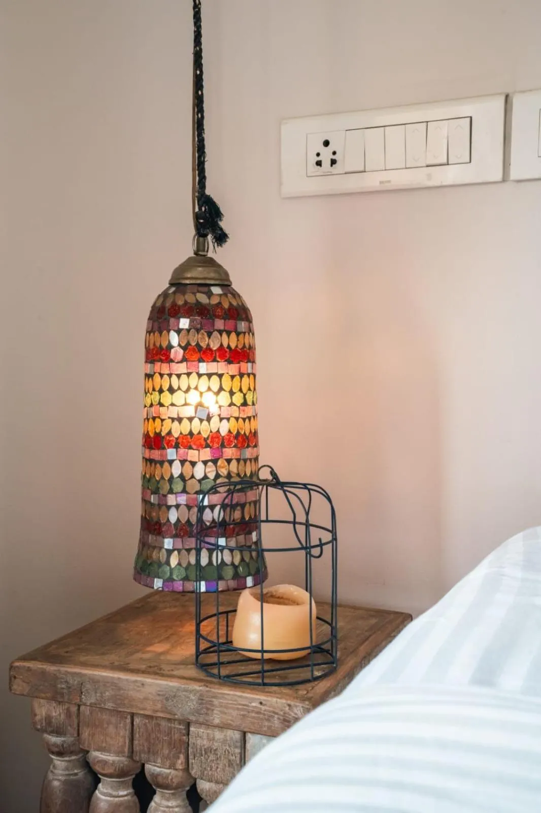 Decorative detail, Bed in The Secret House - Adults Only