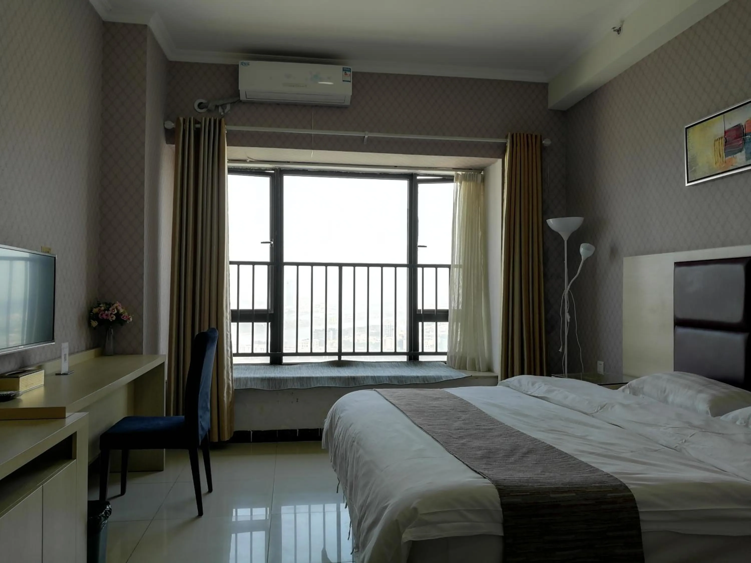 Property building, Bed in Guangzhou Convention Center Apartment