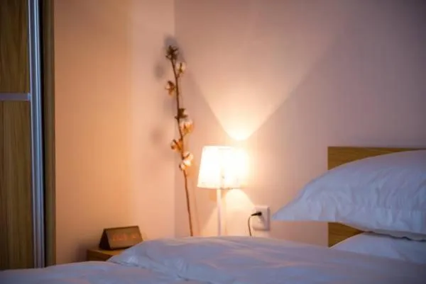 Bed in Guangzhou Convention Center Apartment