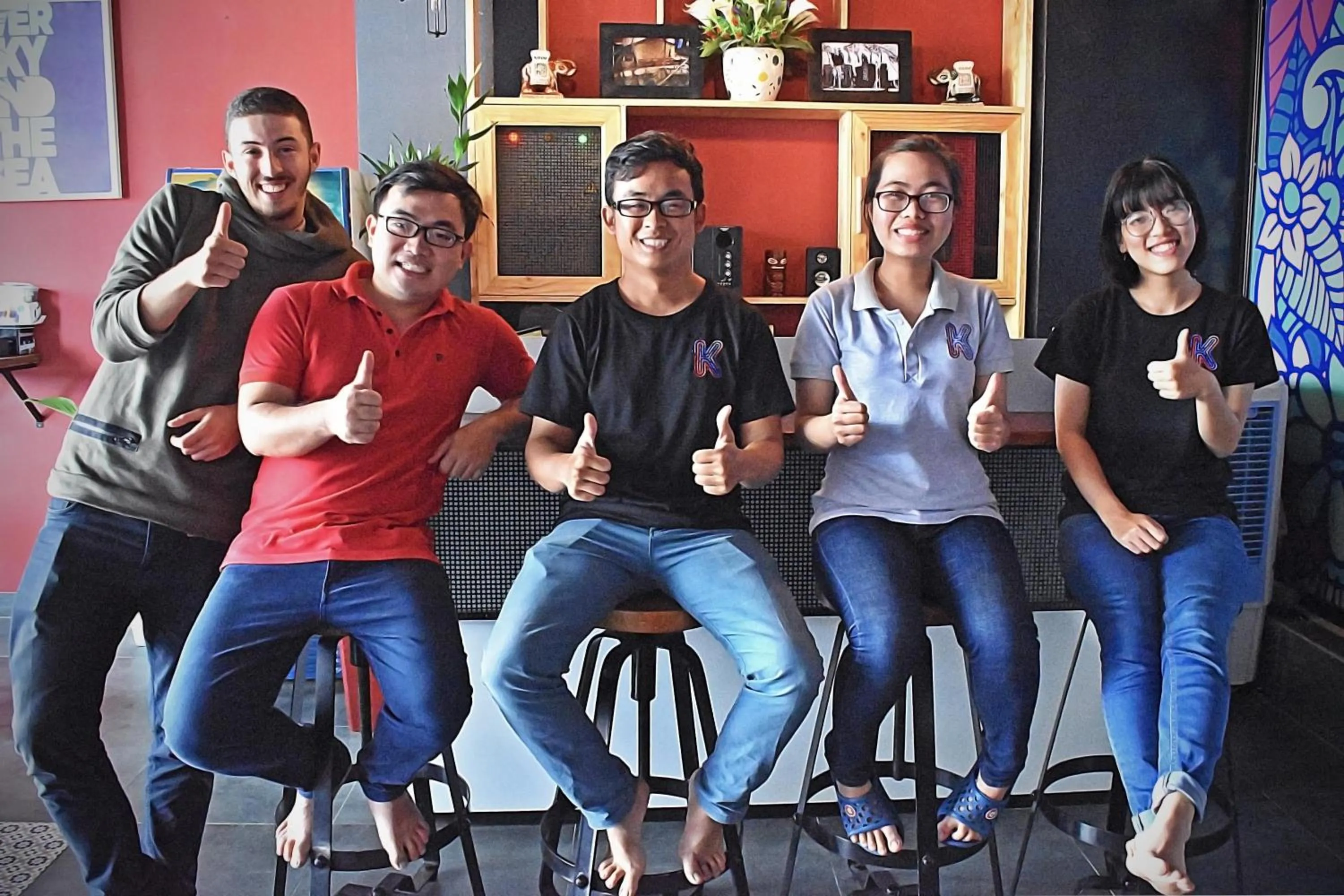 Lobby or reception in Kon-Tiki DaNang Hostel