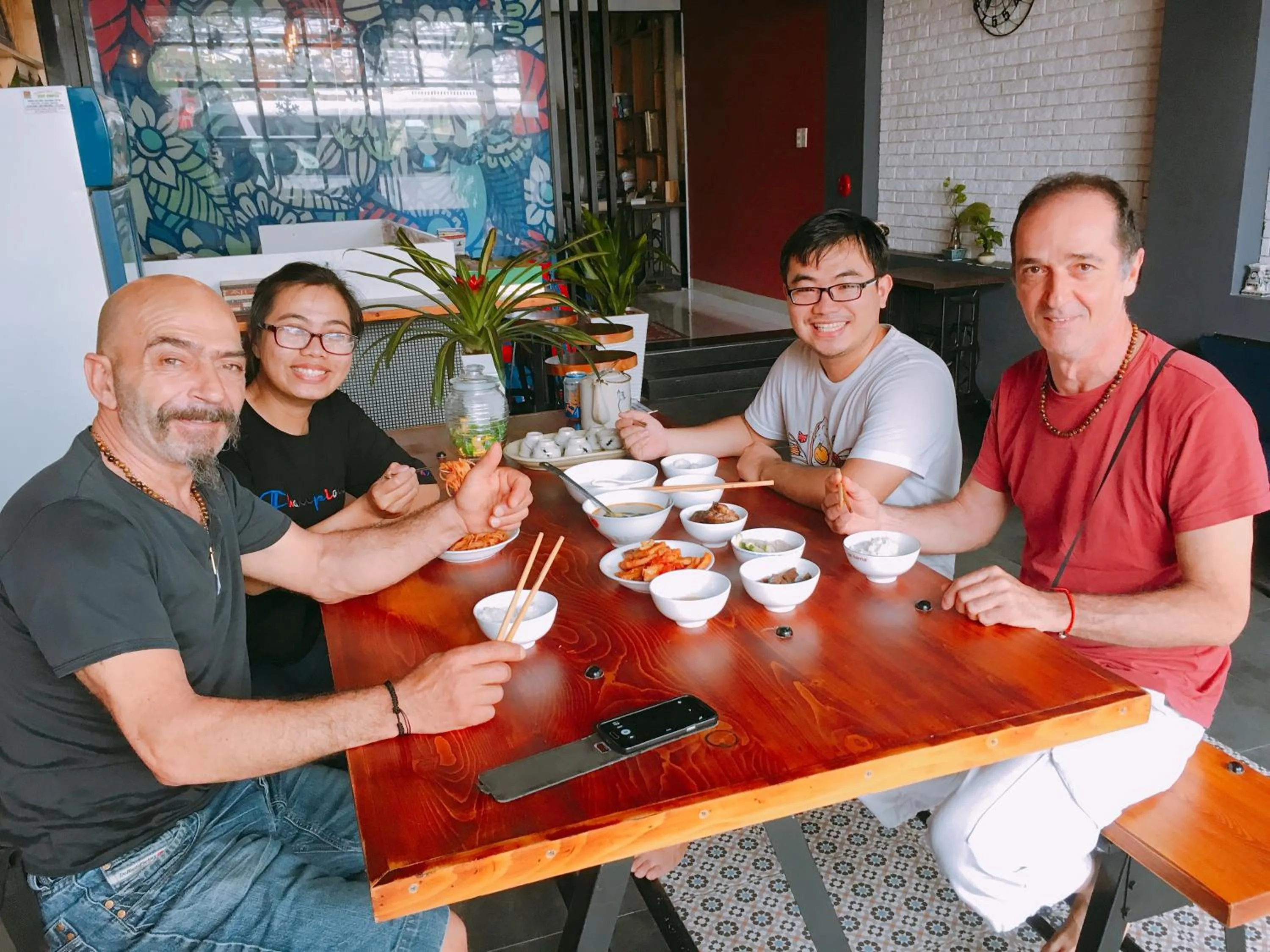 People in Kon-Tiki DaNang Hostel