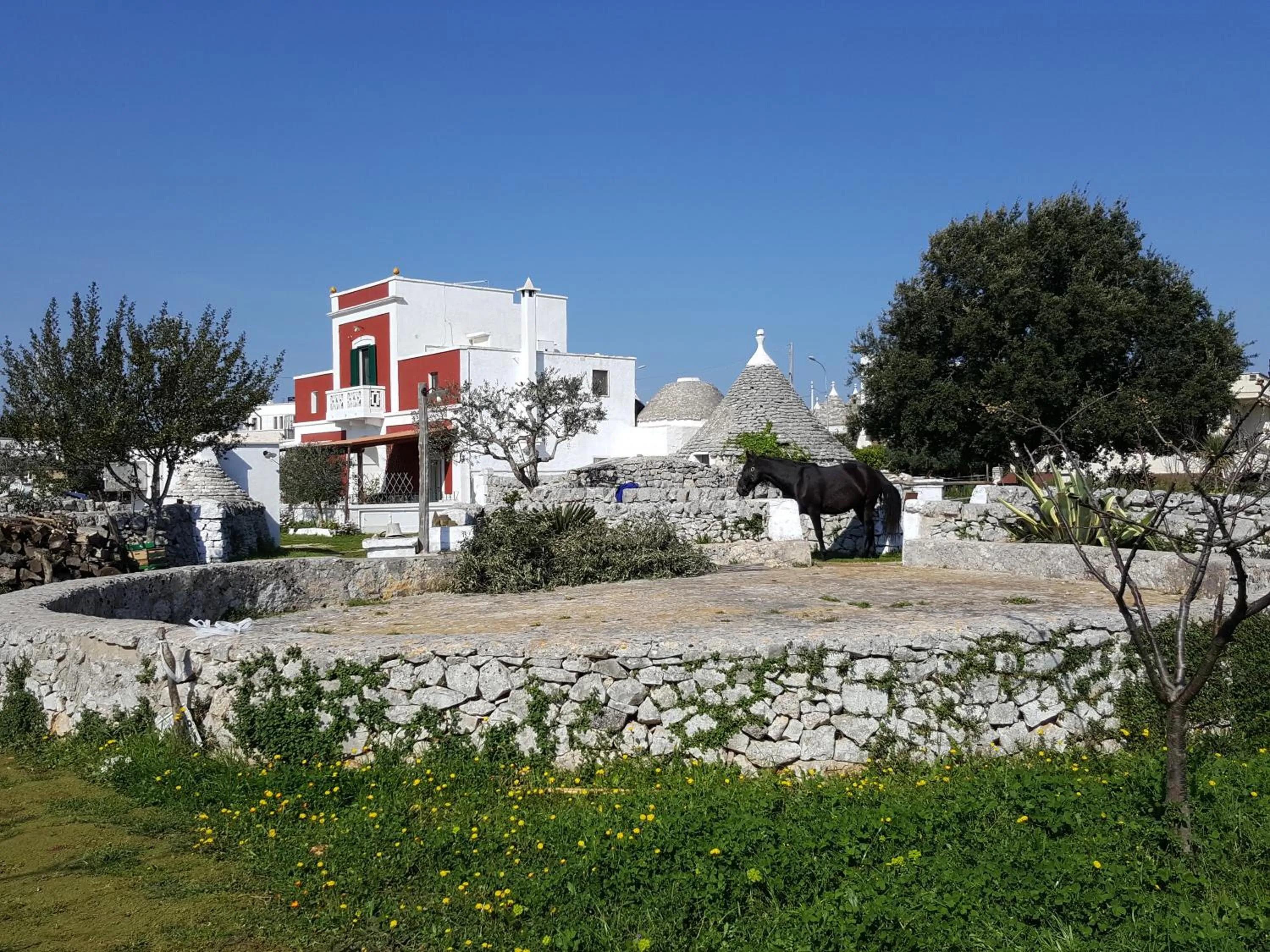 Facade/entrance in Masseria Trulli sull'Aia