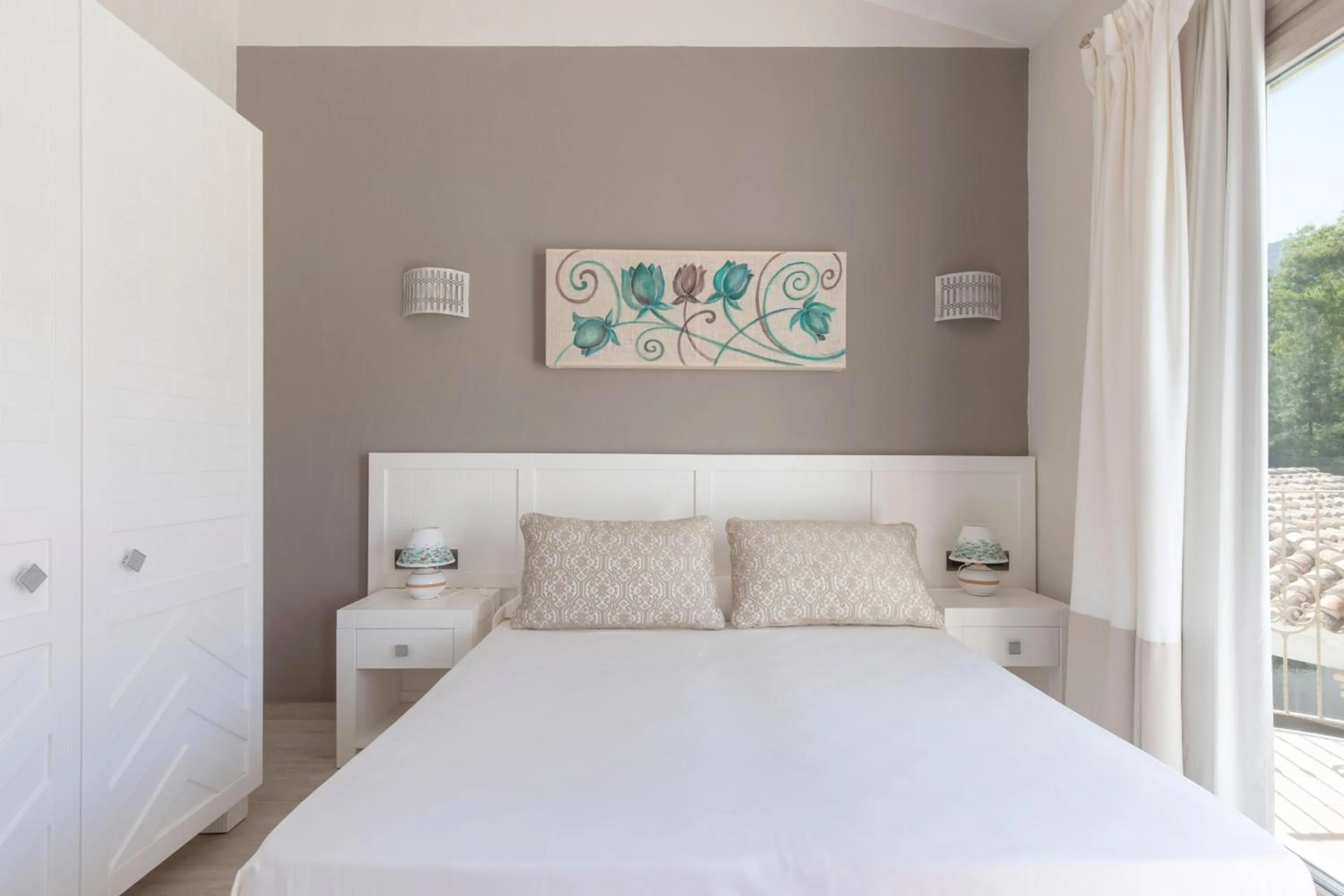 Bed in Eliantos Boutique Hotel & Spa