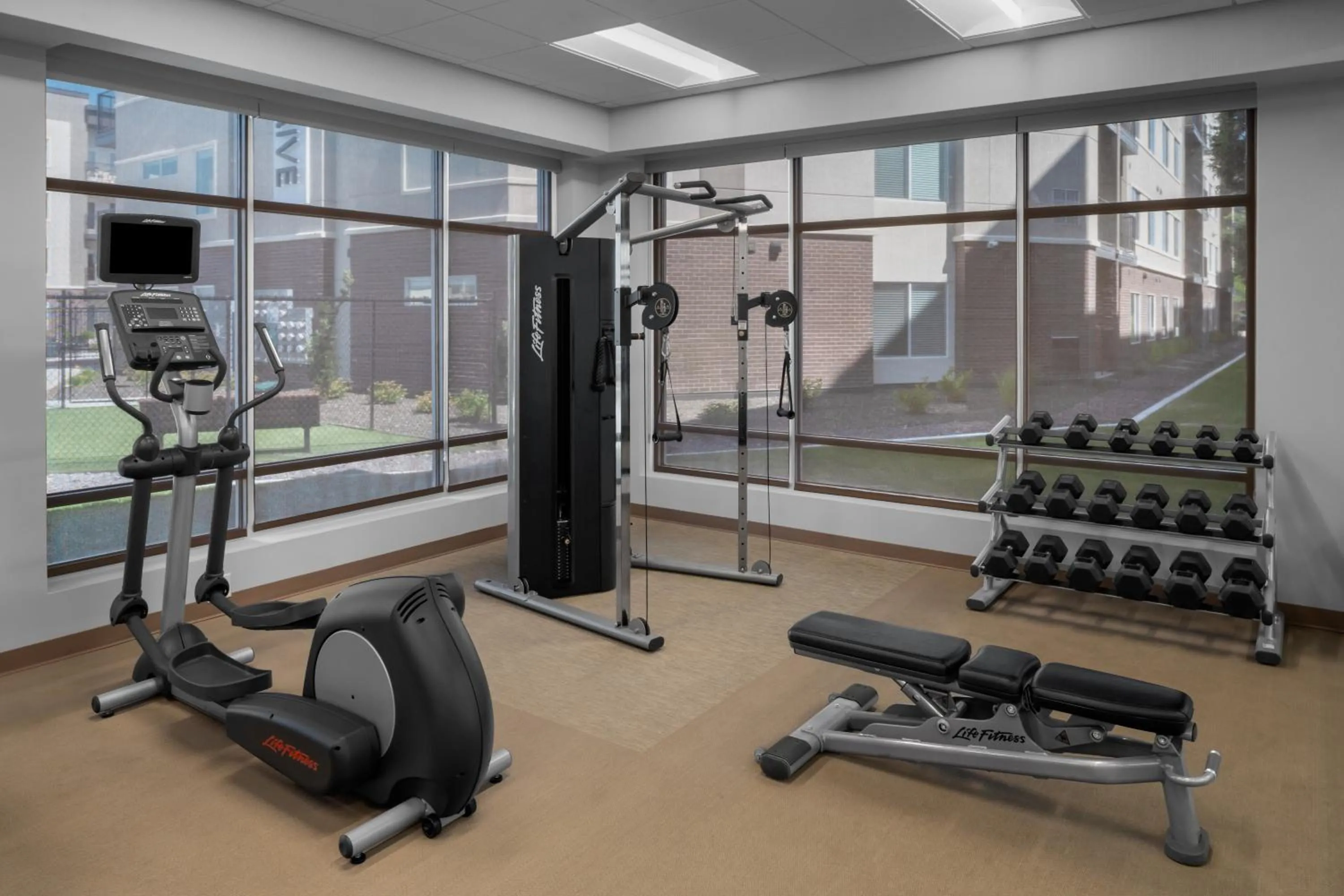 Fitness centre/facilities in SpringHill Suites by Marriott Idaho Falls