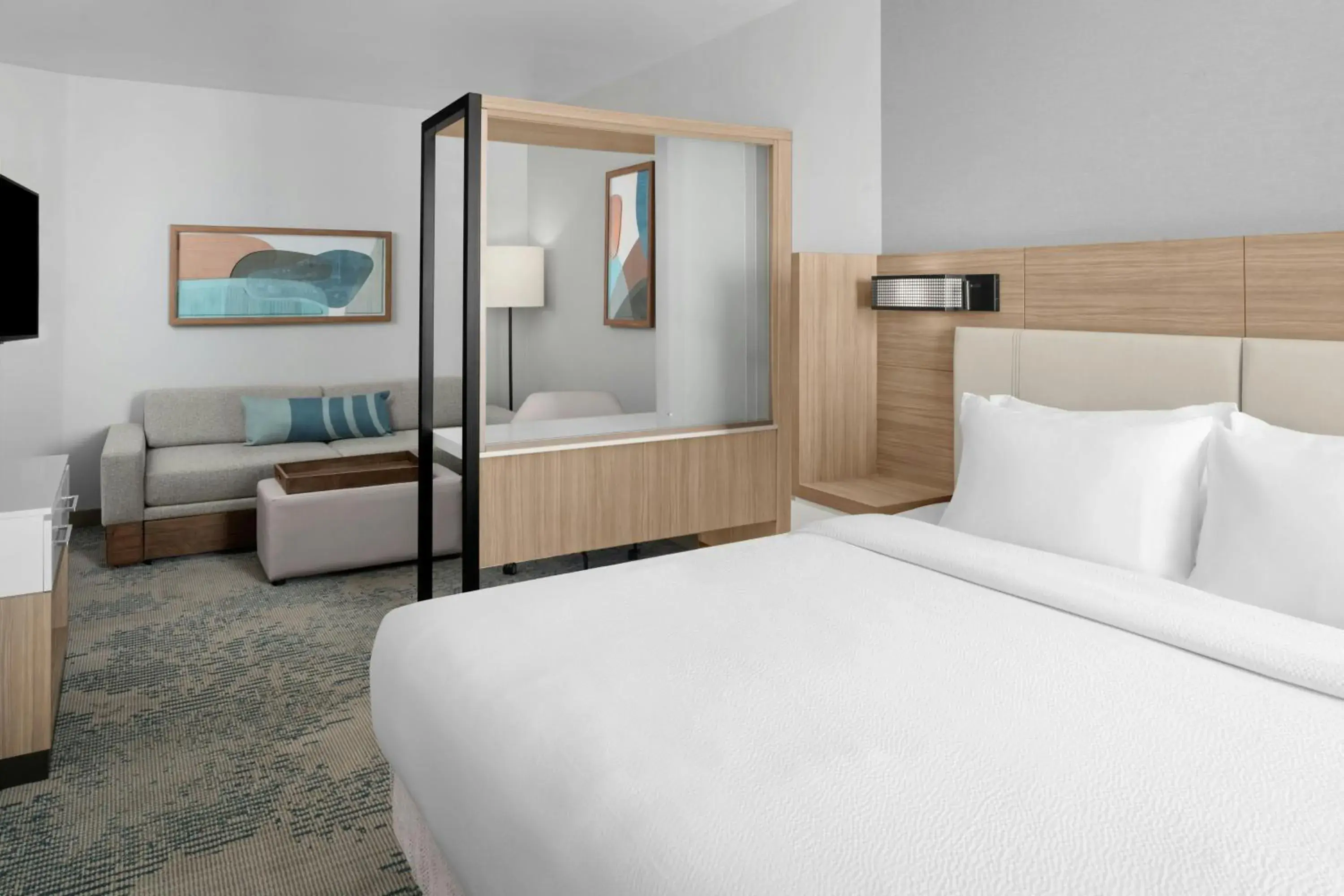 King Suite with Sofa Bed - Hearing Accessible in SpringHill Suites by Marriott Idaho Falls King Suite with Sofa Bed - Hearing Accessible in SpringHill Suites by Marriott Idaho Falls