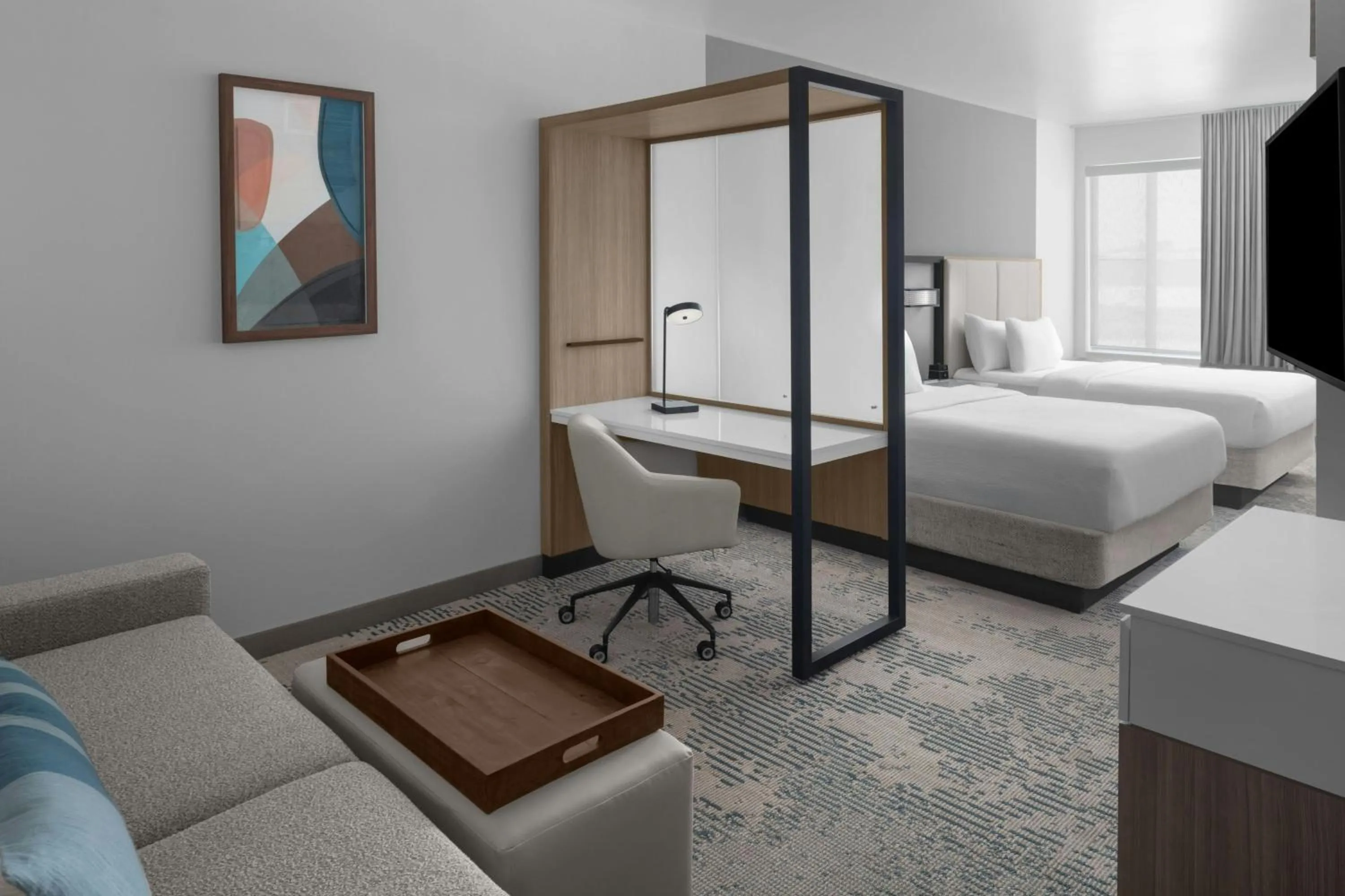 Bedroom, Bed in SpringHill Suites by Marriott Idaho Falls