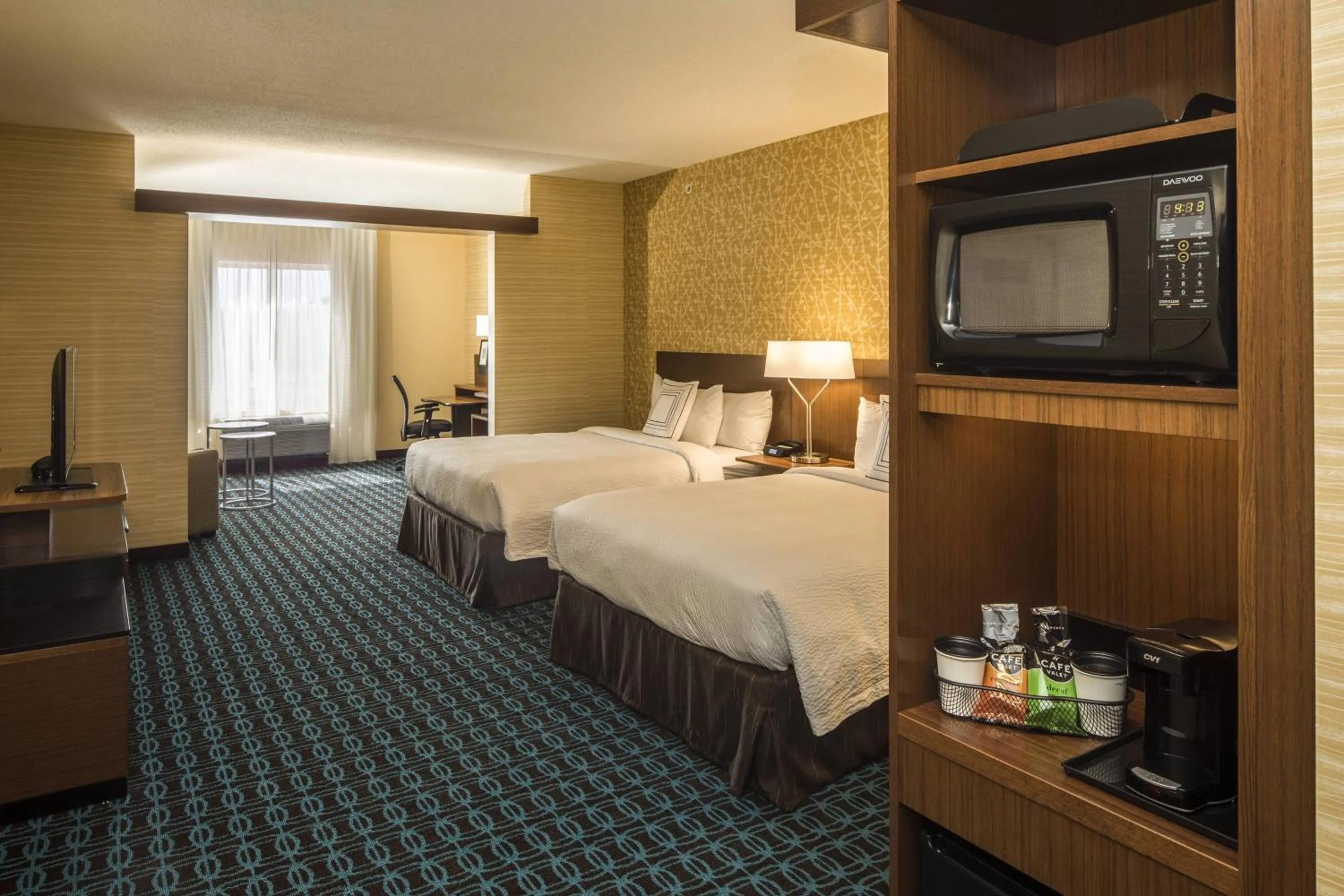 Bedroom, Bed in Fairfield Inn & Suites by Marriott Pittsburgh North/McCandless Crossing