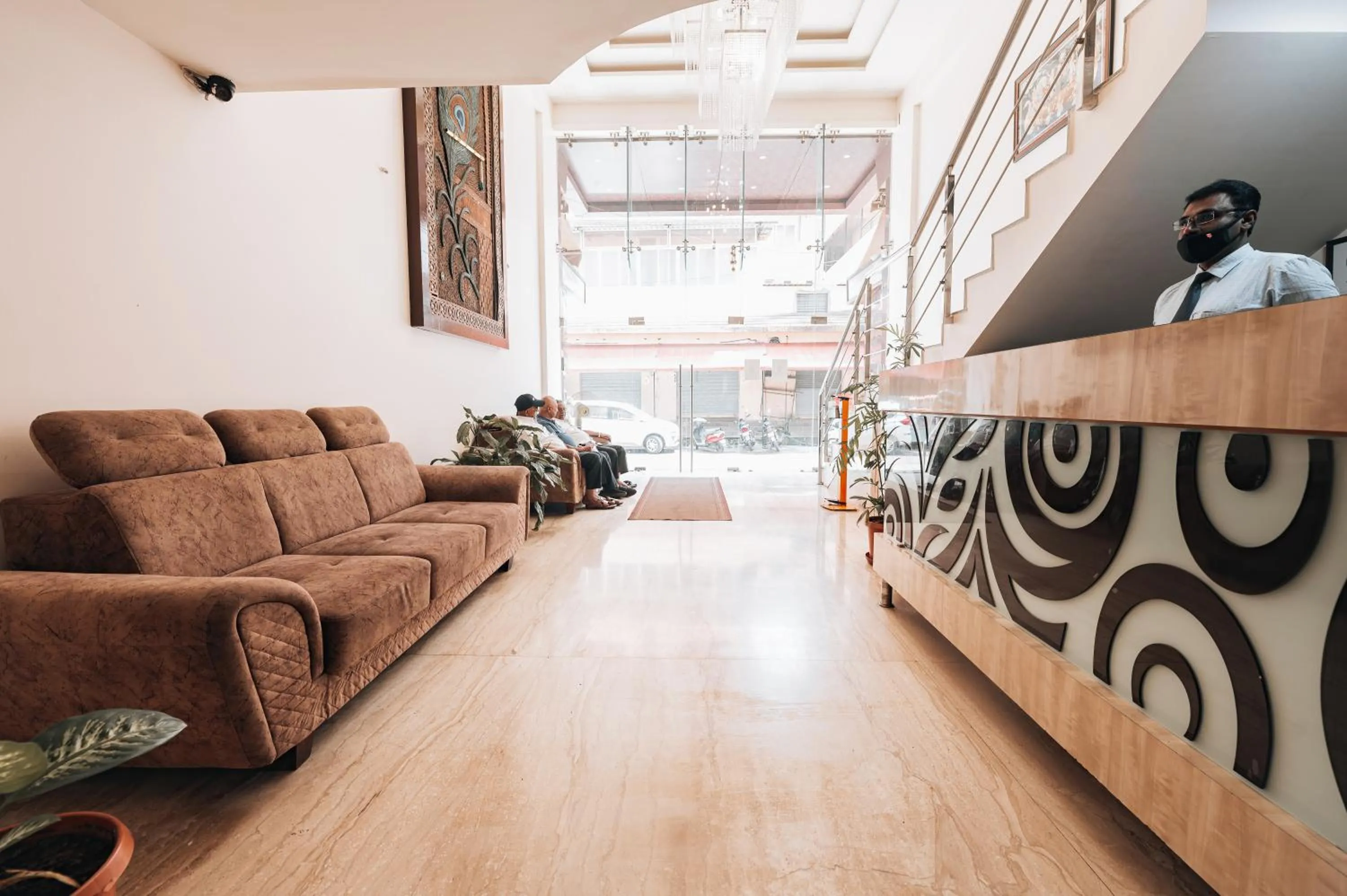 Lobby or reception in Hotel Krushna Inn