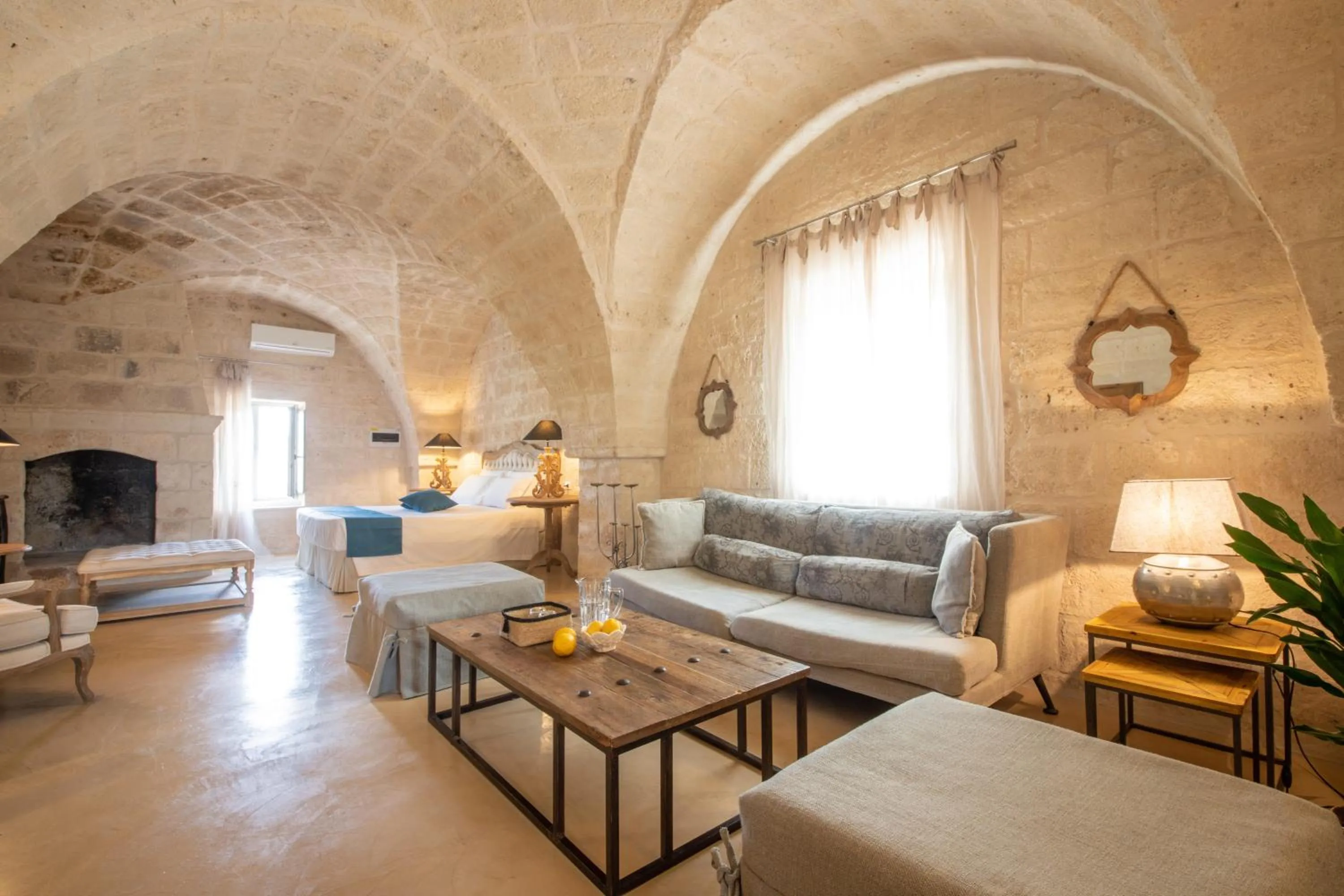 Living room in Masseriola Antiche Fogge by Apulia Hospitality