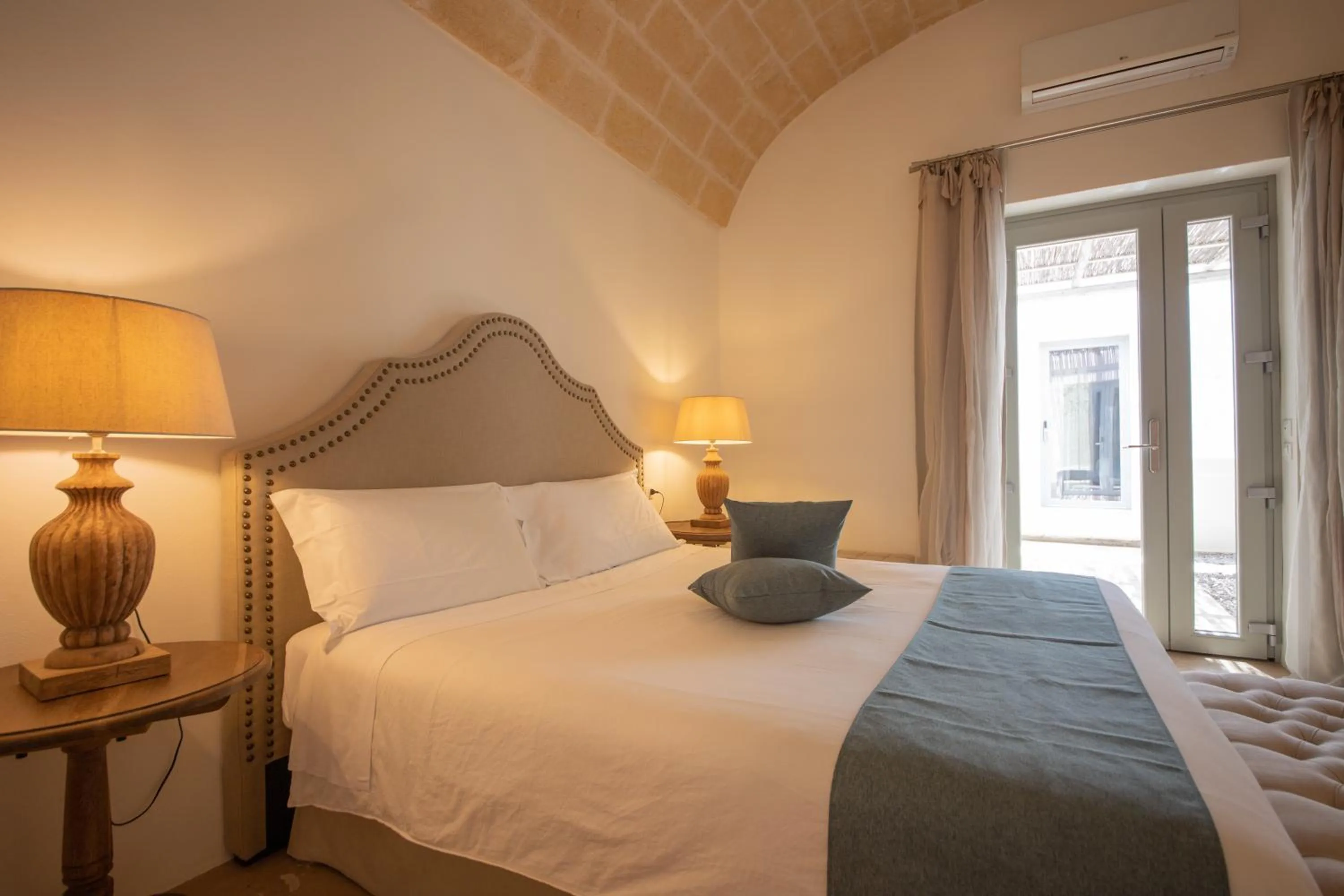 Bedroom, Bed in Masseriola Antiche Fogge by Apulia Hospitality