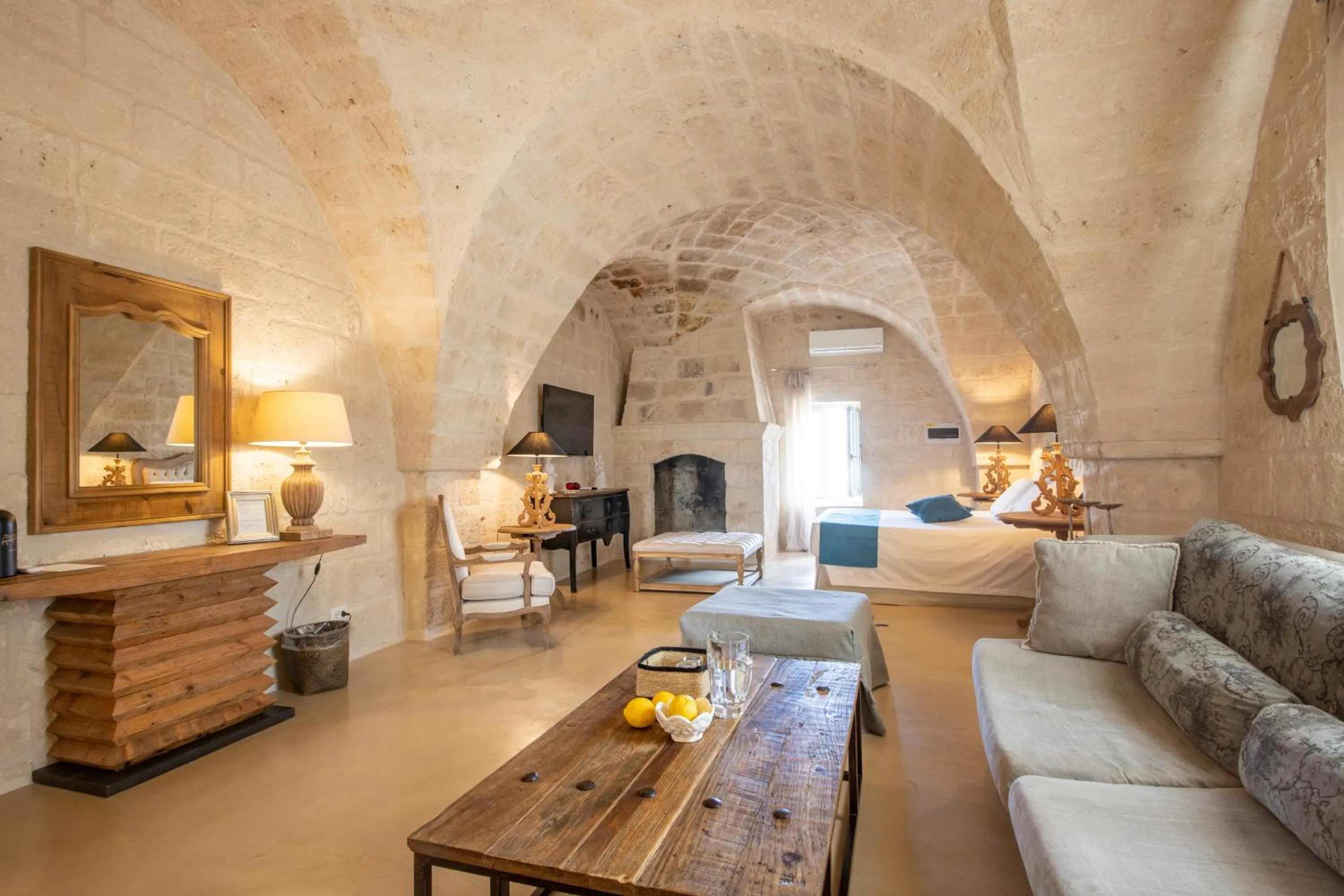 Living room in Masseriola Antiche Fogge by Apulia Hospitality