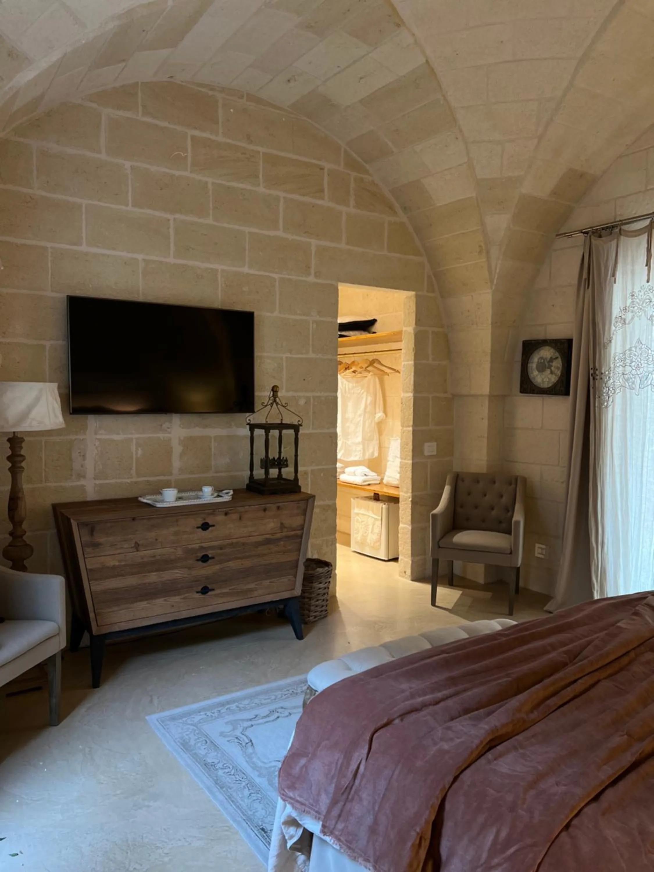 Communal lounge/ TV room, Bed in Masseriola Antiche Fogge by Apulia Hospitality