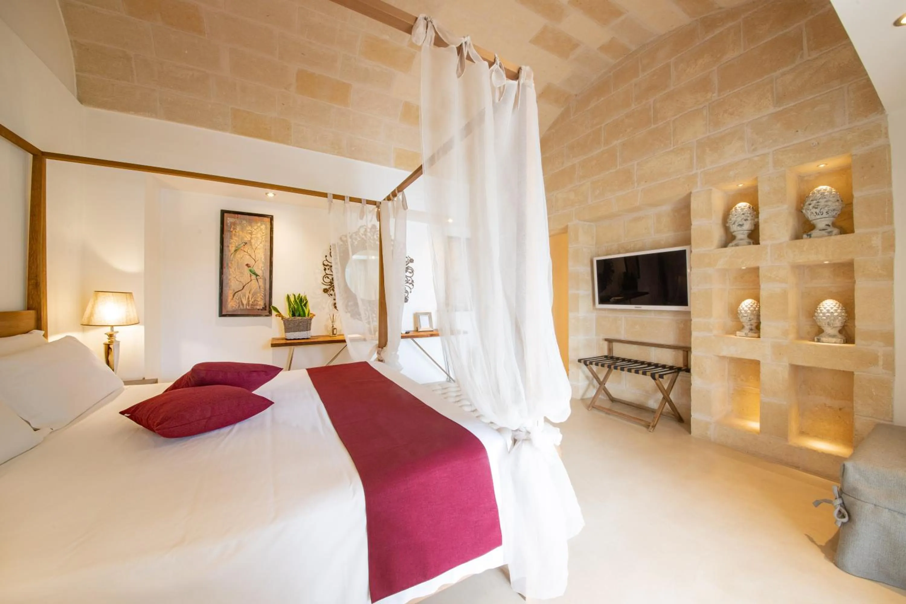Bed in Masseriola Antiche Fogge by Apulia Hospitality